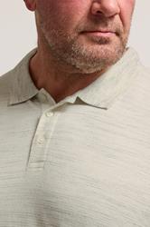 BadRhino Big & Tall Cream Marl Polo Shirt | BadRhino 5