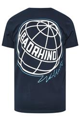 BadRhino Big & Tall 3 PACK Black & Navy Blue Worldwide Graphic T-Shirts | BadRhino 12