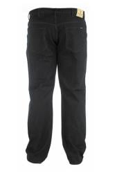 D555 Big & Tall Black Stretch Comfort Fit Jeans | BadRhino 4