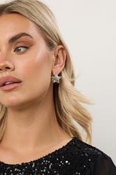 3 PACK Silver Tone Stud Stud Earrings | Yours Clothing  2