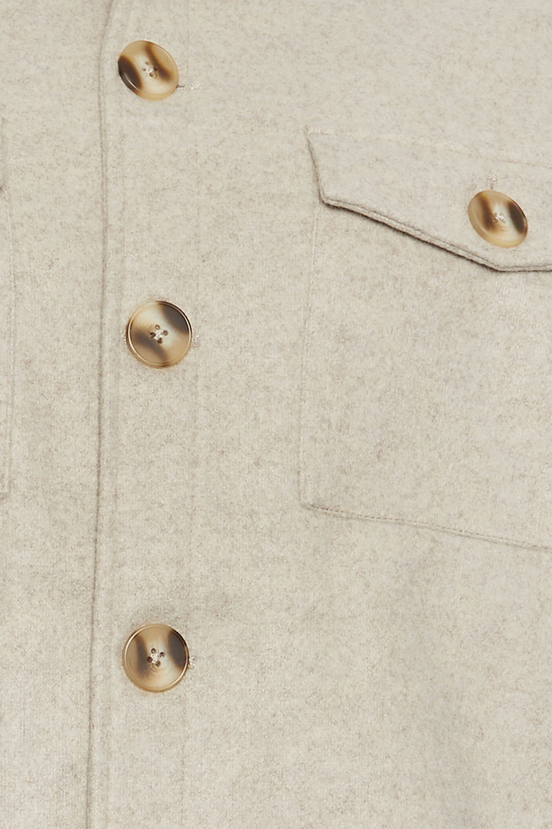 BadRhino Big & Tall Natural Brown Premium Button Down Shacket | BadRhino 5