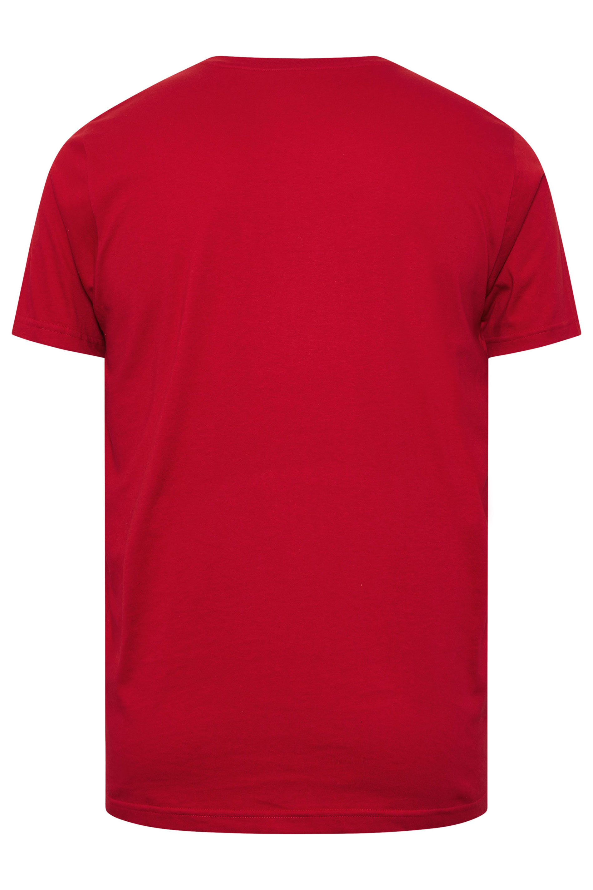 BadRhino Big & Tall Red Jeep Graphic Print T-Shirt | BadRhino 4