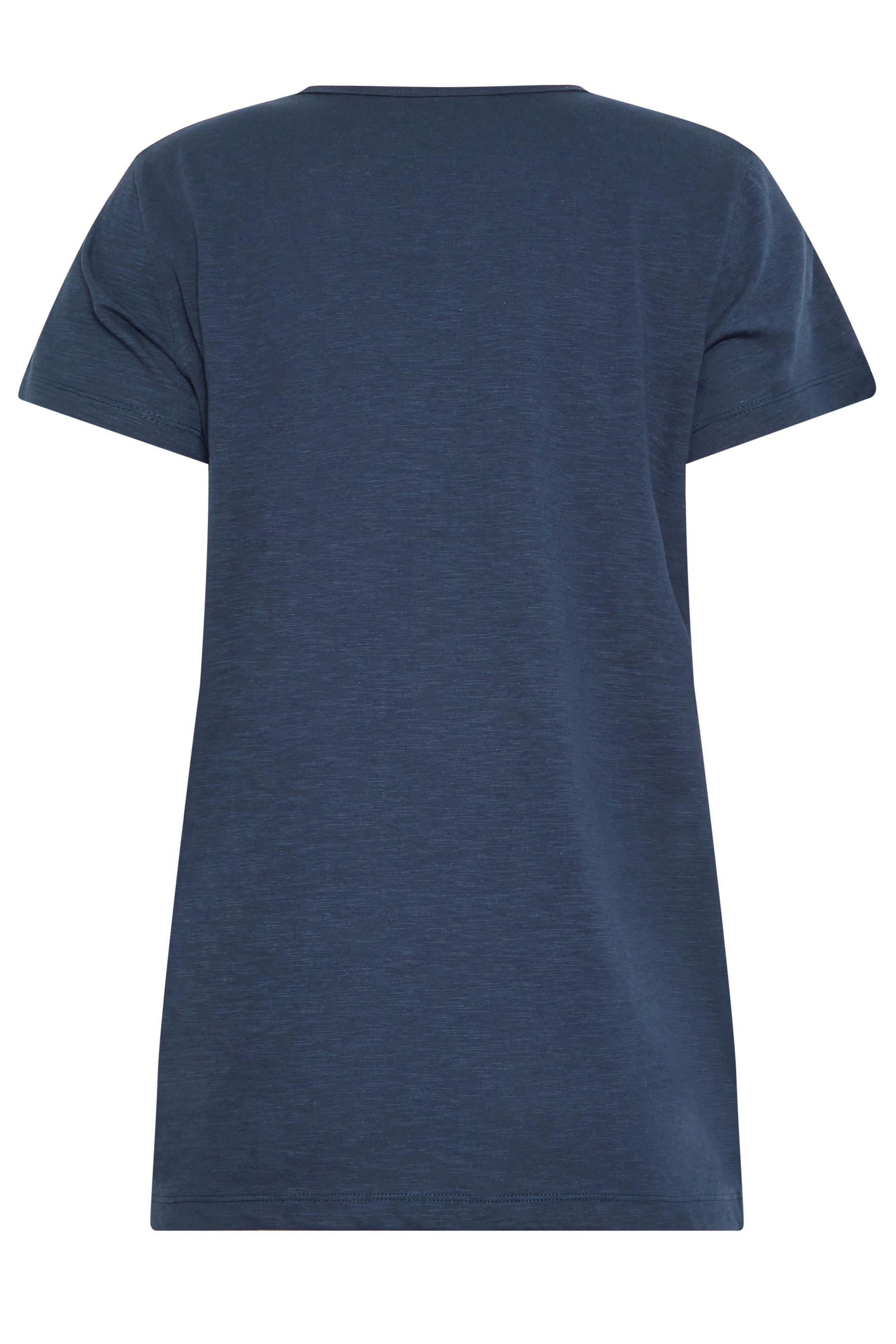 LTS Tall Women's Navy Blue V-Neck T-Shirt | Long Tall Sally
