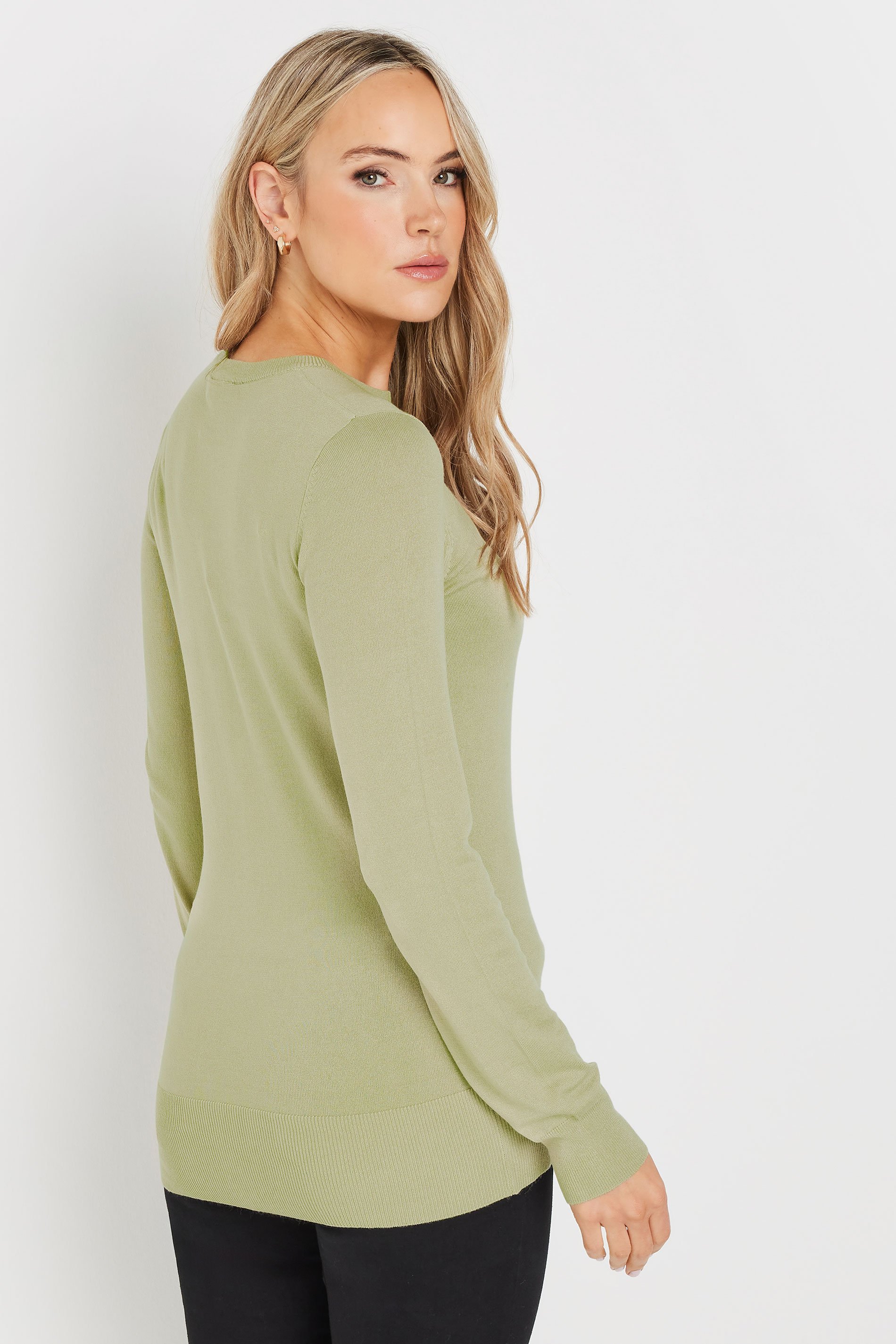 ◆DEINET◆ ONE BUTTON KNIT LONG CARDIGAN IN KHAKI KDBBC4S331 LTS Tall Sage Green Button Down Knit Cardigan | Long Tall Sally