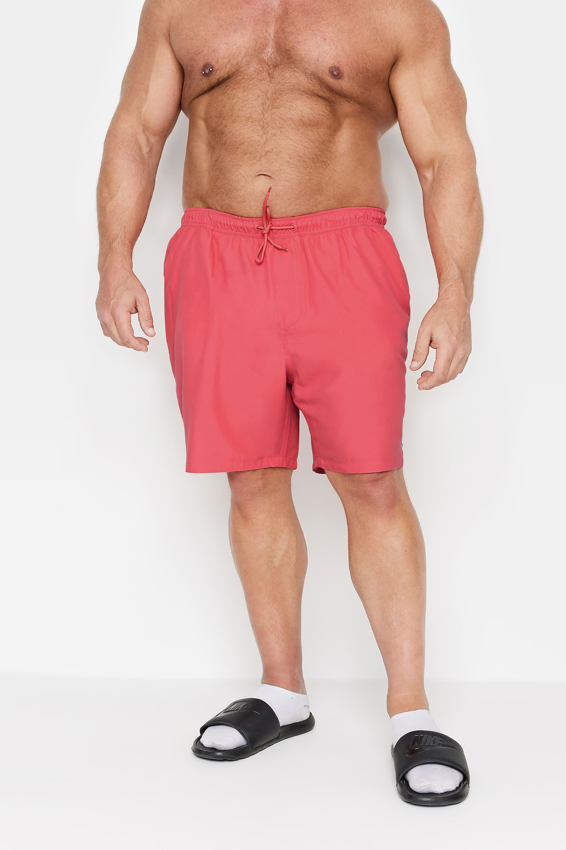 BadRhino Big & Tall Pink Swim Shorts | BadRhino 1