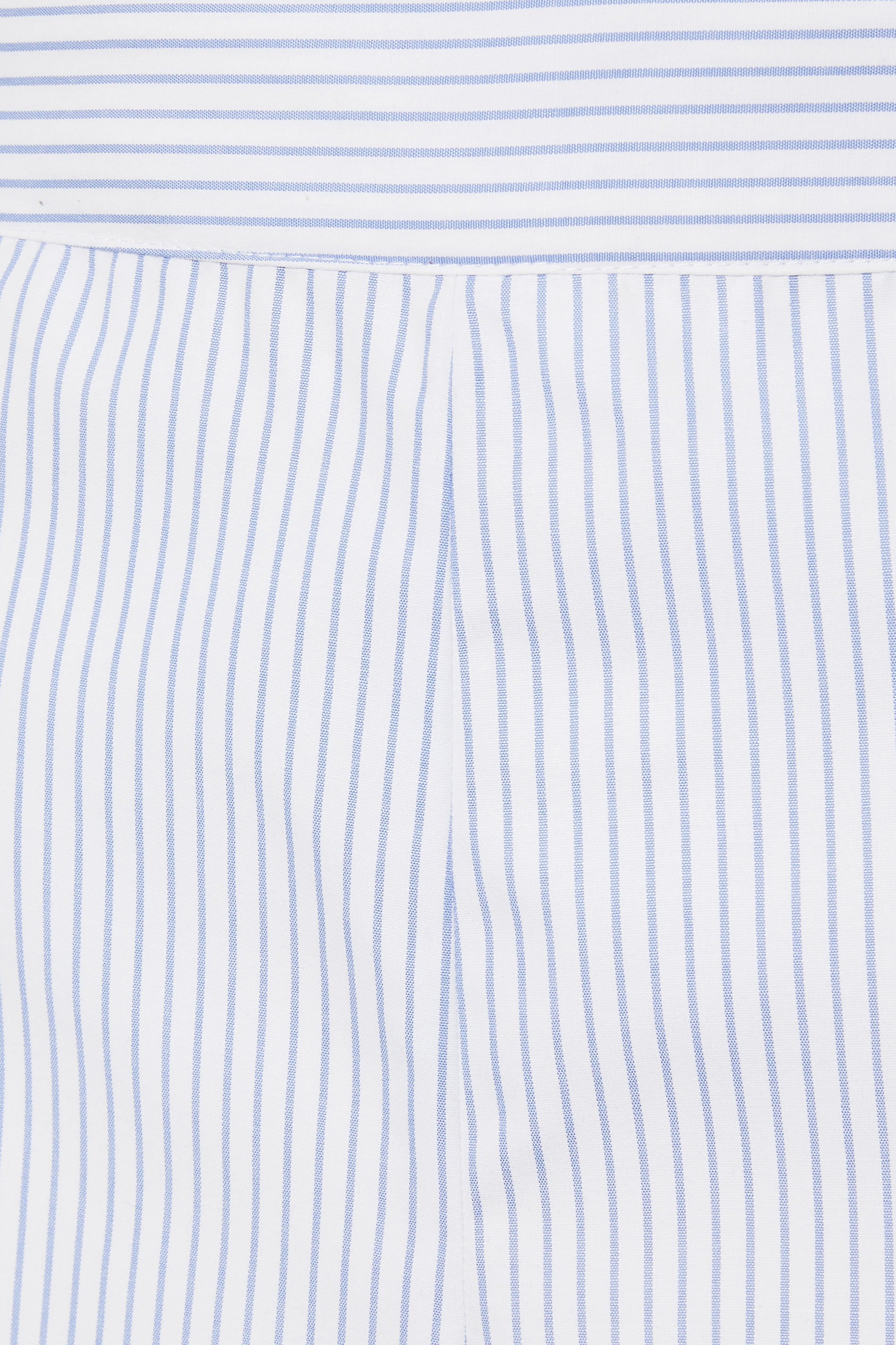 LTS Tall Light Blue Striped Shorts | Long Tall Sally 6
