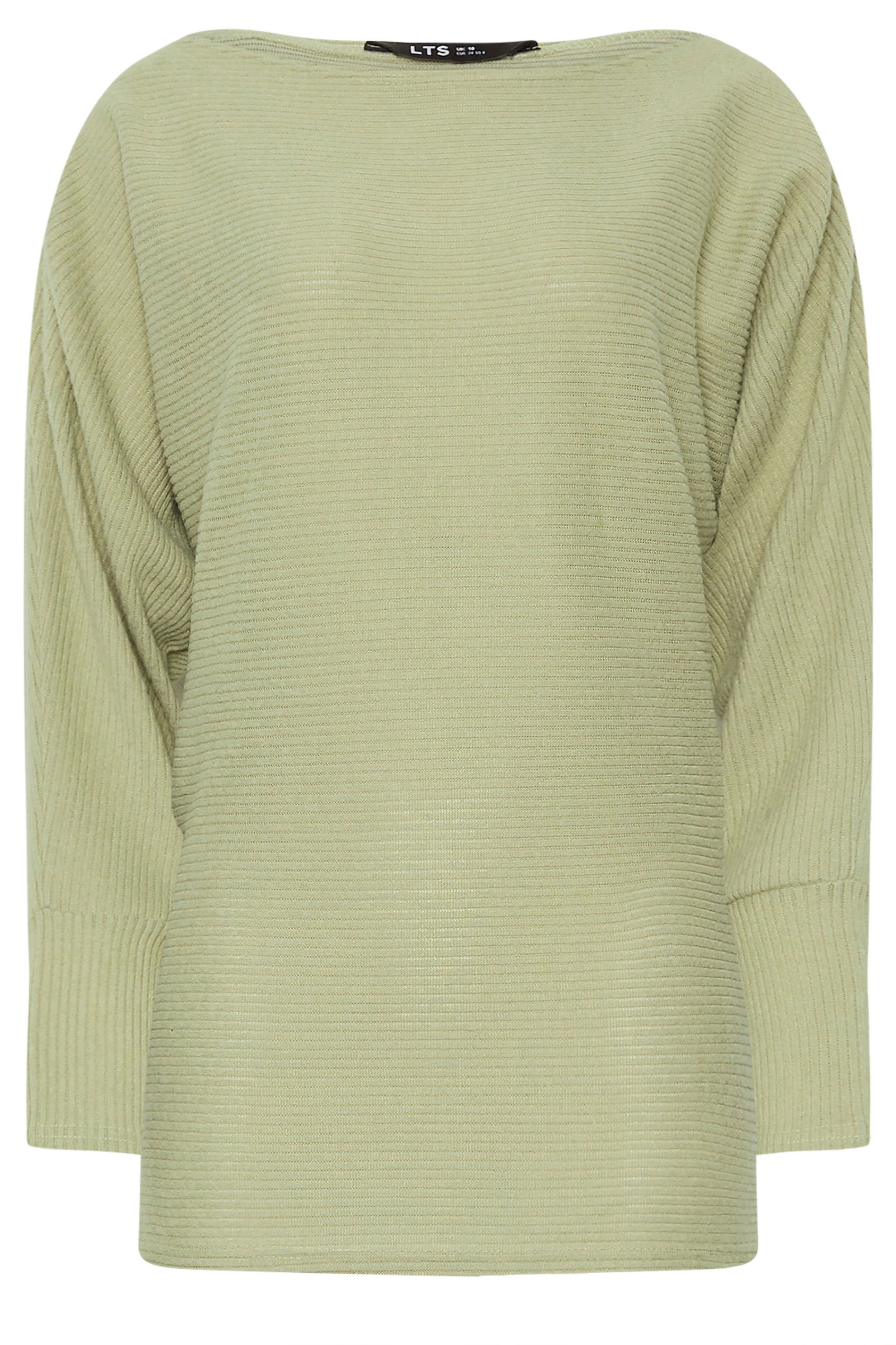 LTS Tall Sage Green Soft Touch Batwing Top | Long Tall Sally 5