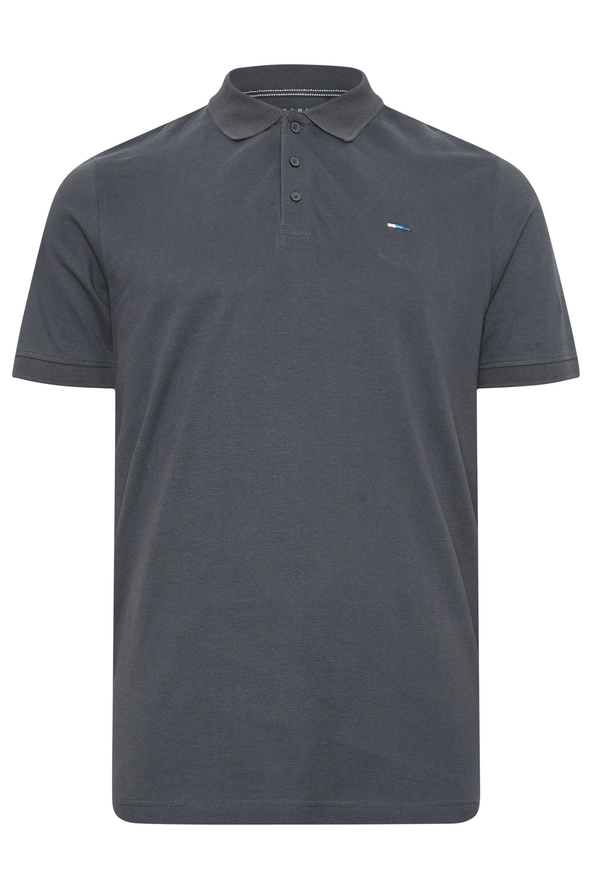 BadRhino Big & Tall Dark Grey Polo Shirt | BadRhino 5