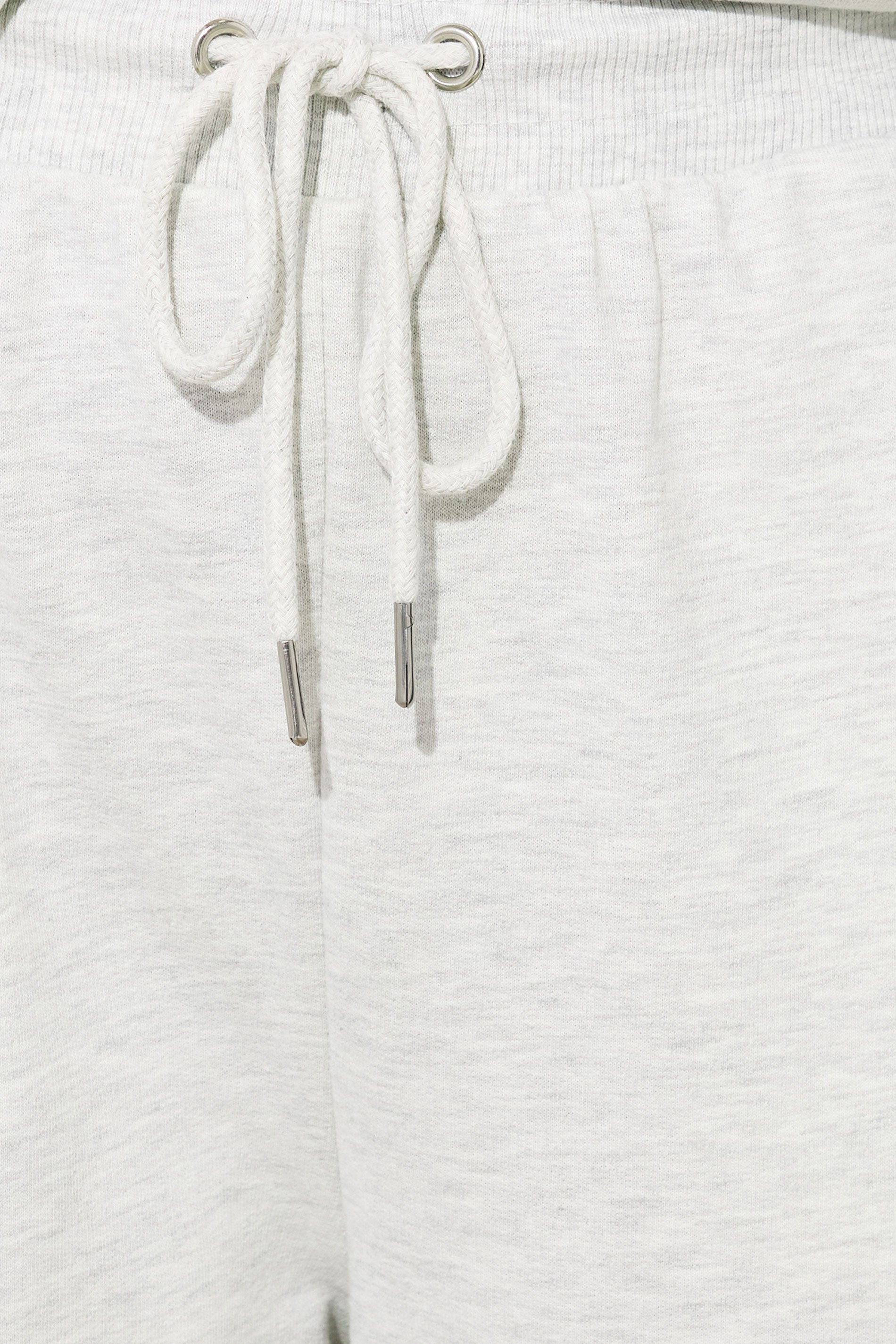 LTS Tall Light Grey Cuffed Drawstring Joggers | Long Tall Sally  4