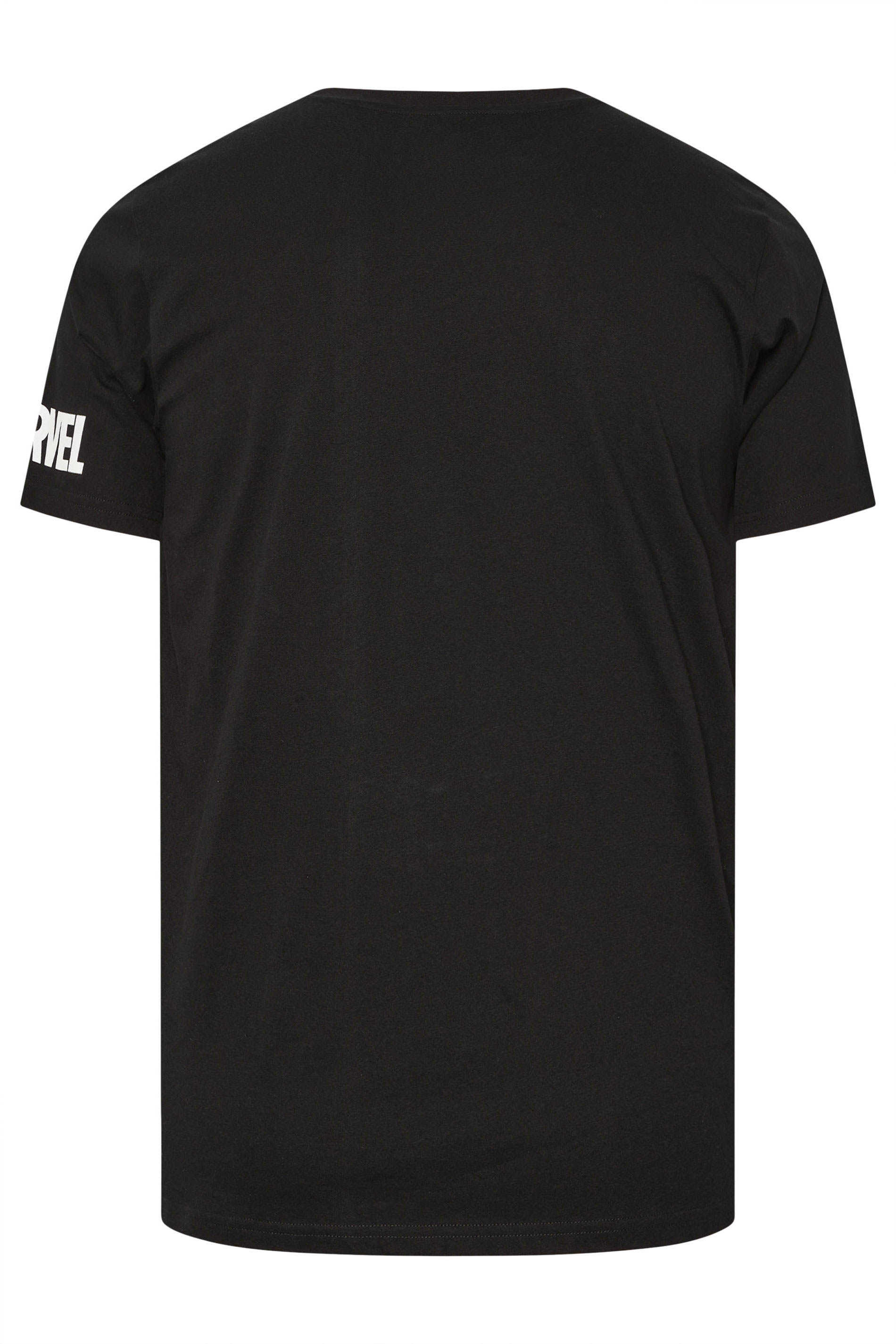 BadRhino Big & Tall Black Deadpool Graphic T-Shirt | BadRhino 8