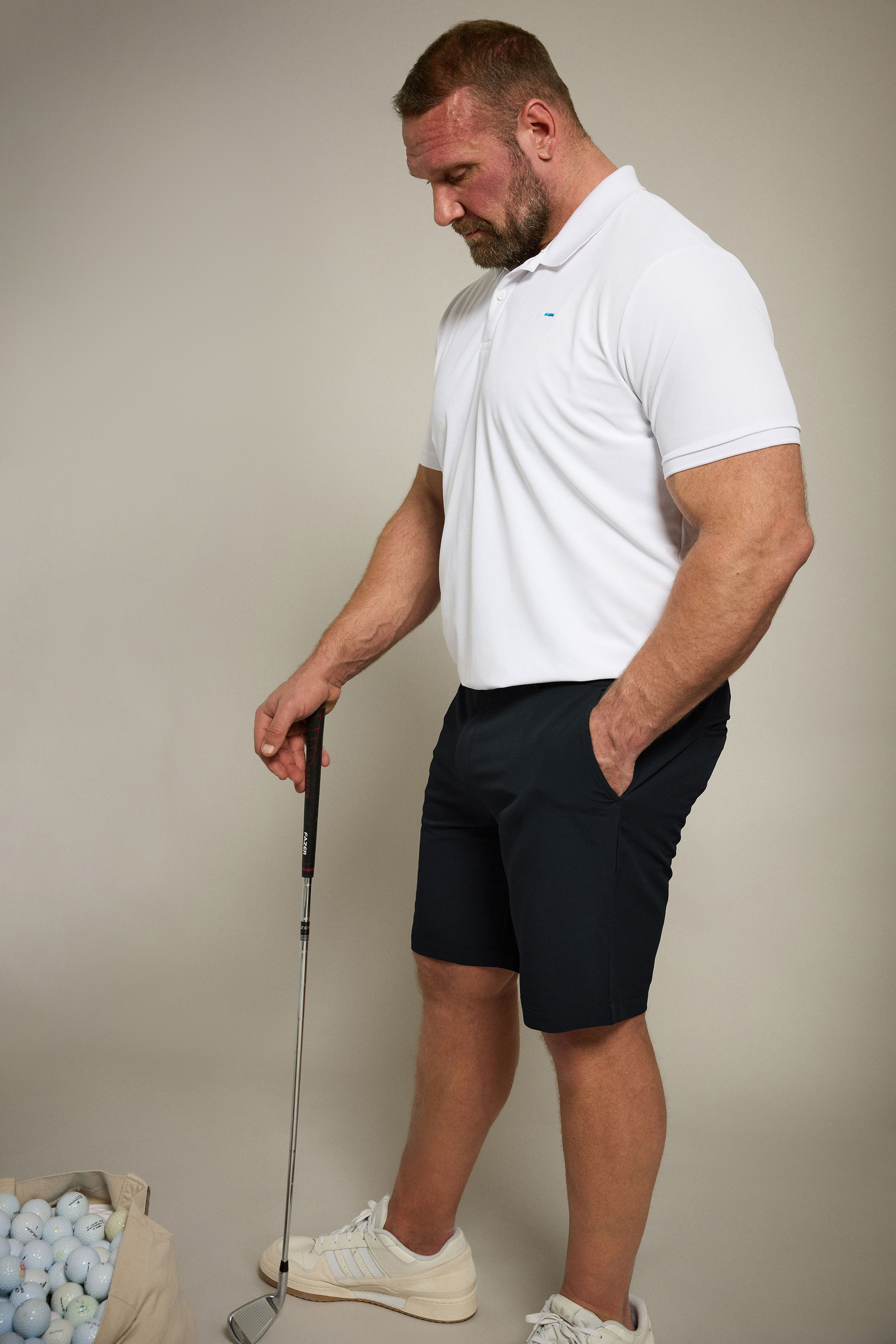 BadRhino Golf Big & Tall Navy Blue Golf Shorts | BadRhino 5