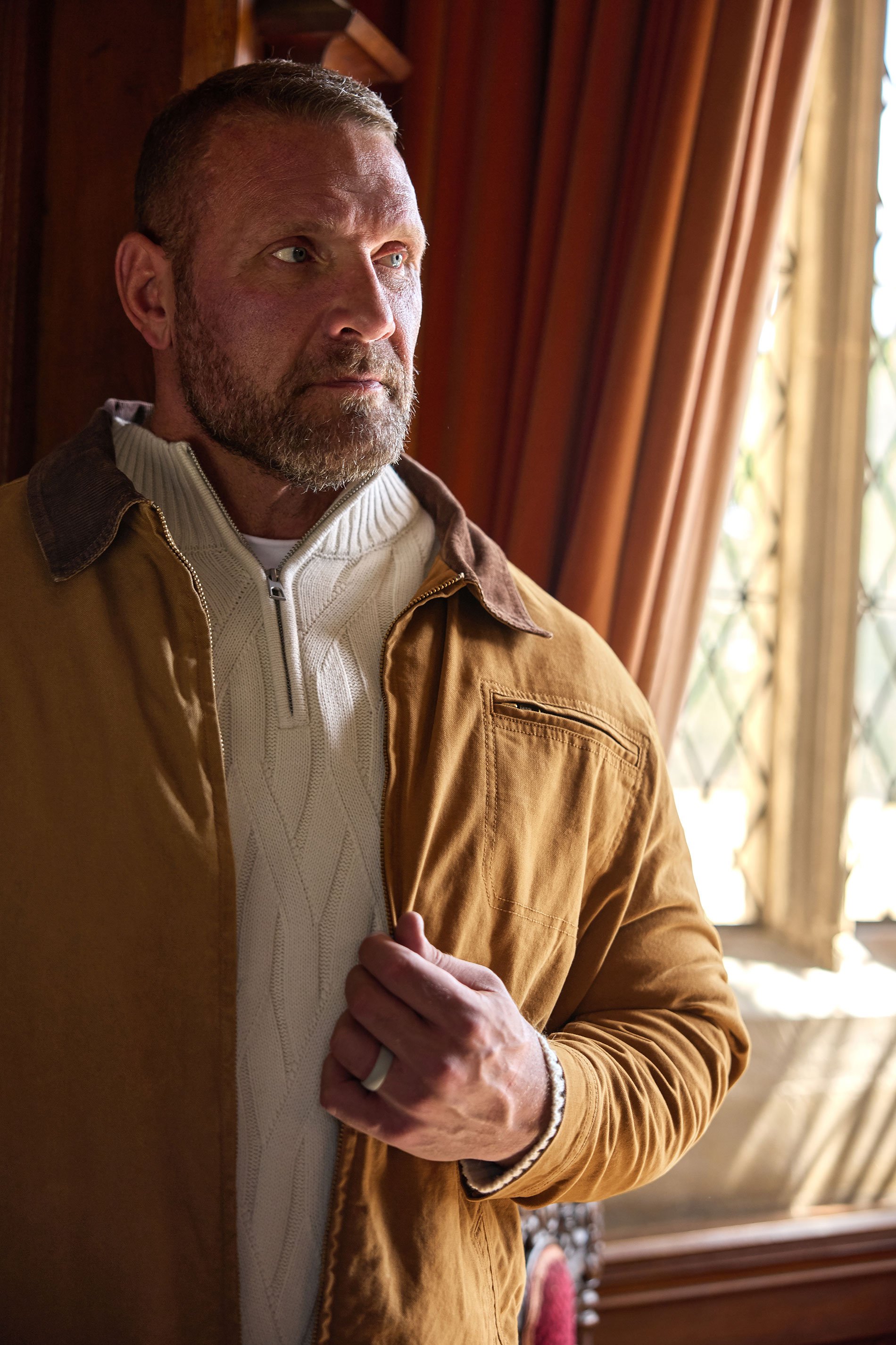 BadRhino Big & Tall Brown Canvas Worker Jacket | BadRhino 2