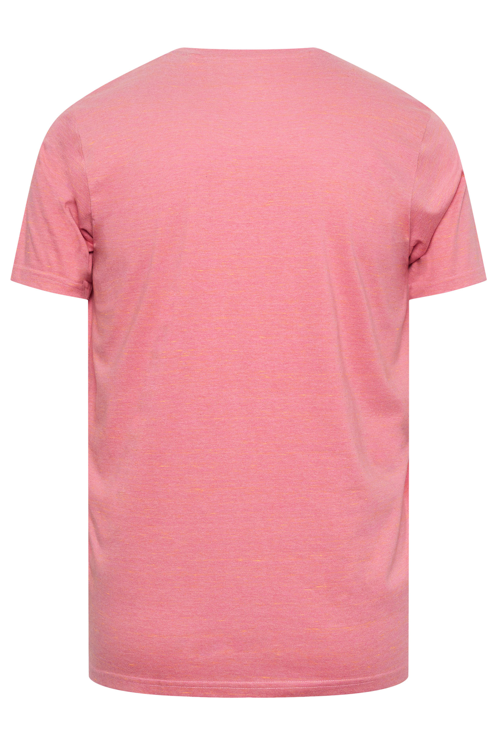 BadRhino Big & Tall Pink Injected Slub Jersey T-Shirt | BadRhino 4