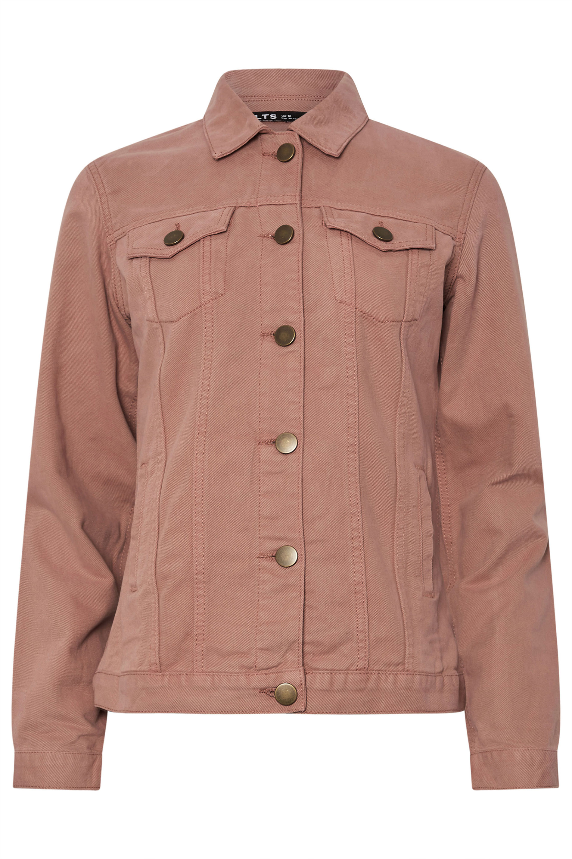 LTS Tall Dark Pink Denim Jacket | Long Tall Sally 6