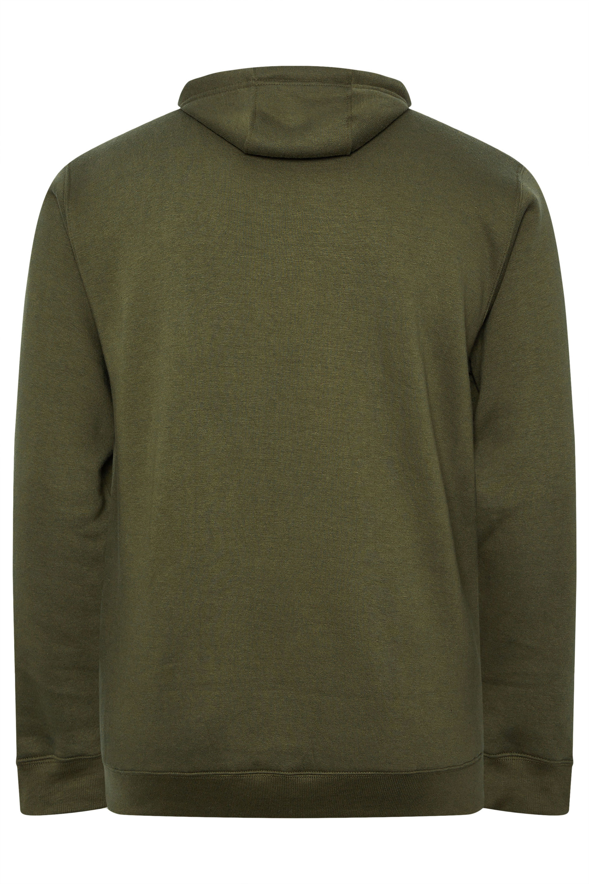 BadRhino Big & Tall Khaki Green Military Print Hoodie | BadRhino 7