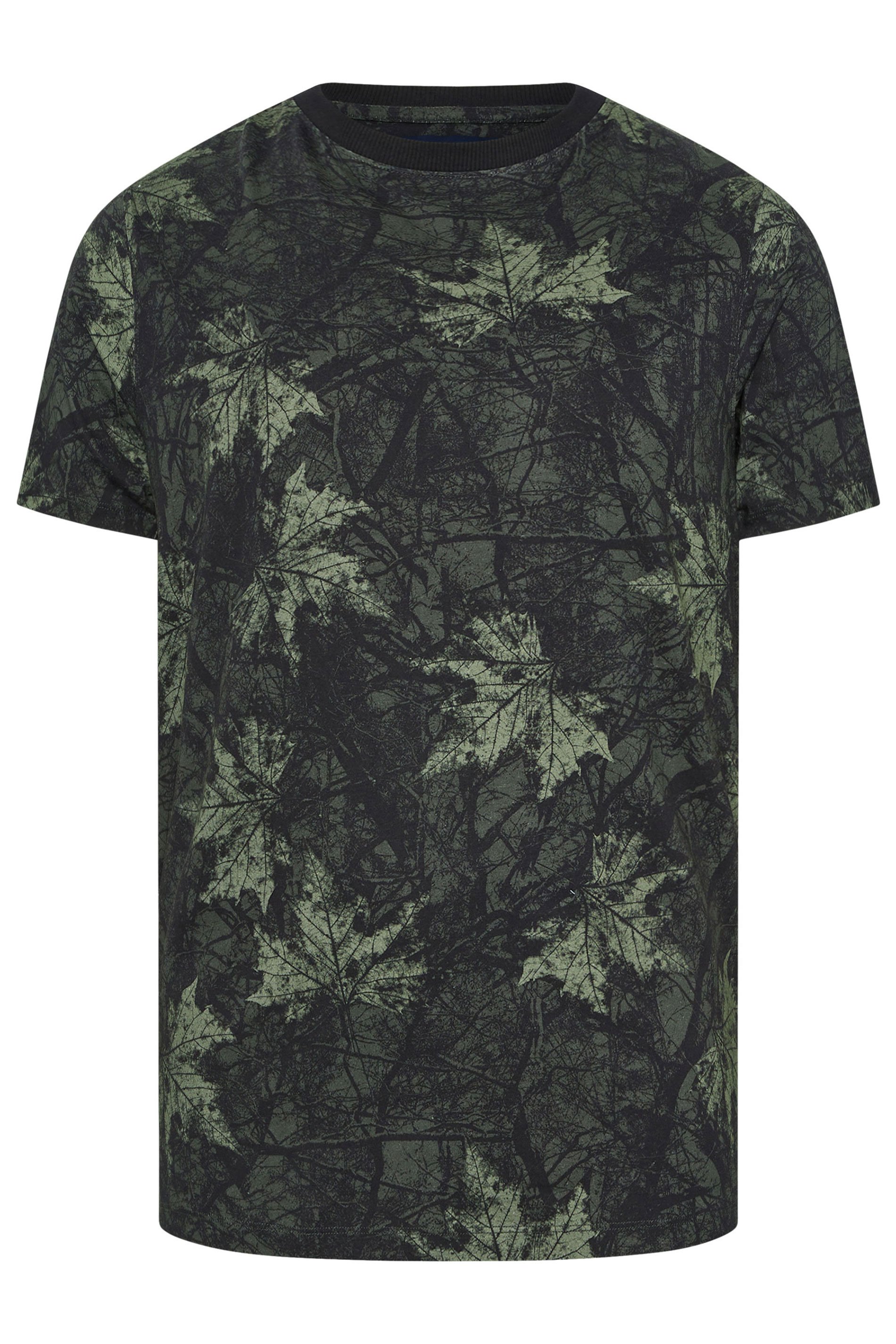 BadRhino Big & Tall Green Leaf Camouflage T-Shirt | BadRhino 6