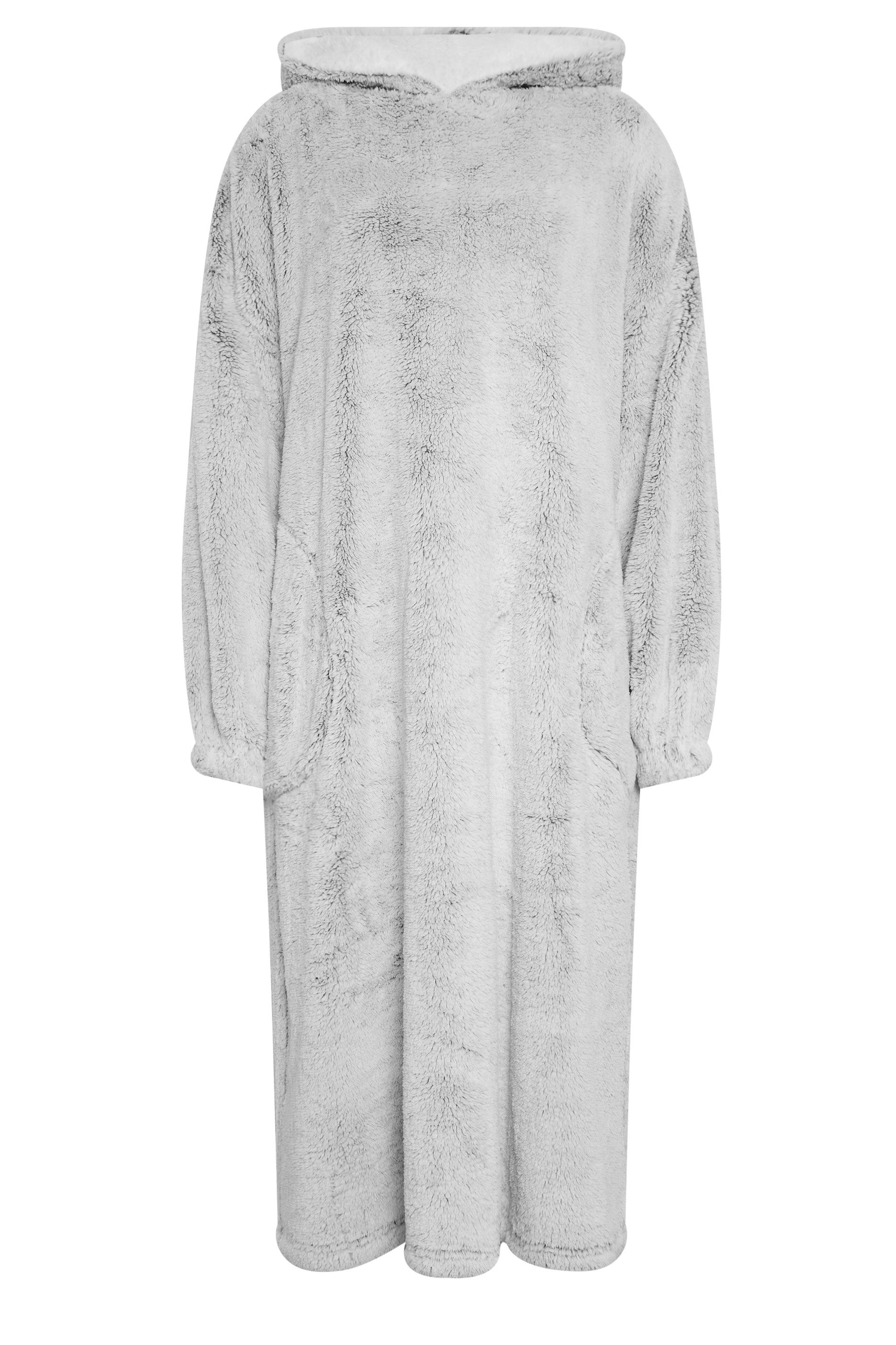 LTS Tall Women's Grey Soft Touch Snuggle Hoodie | Long Tall Sally 7