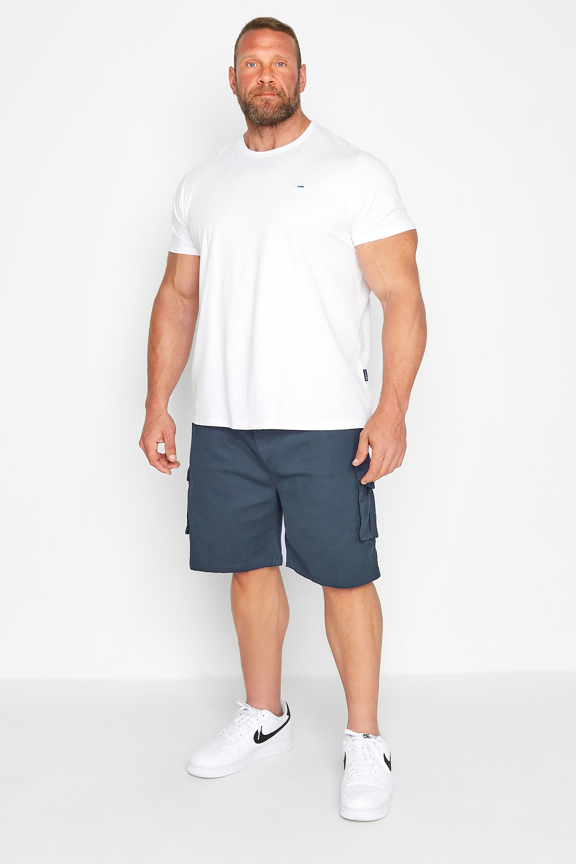 D555 Navy Blue Cargo Shorts | BadRhino 2