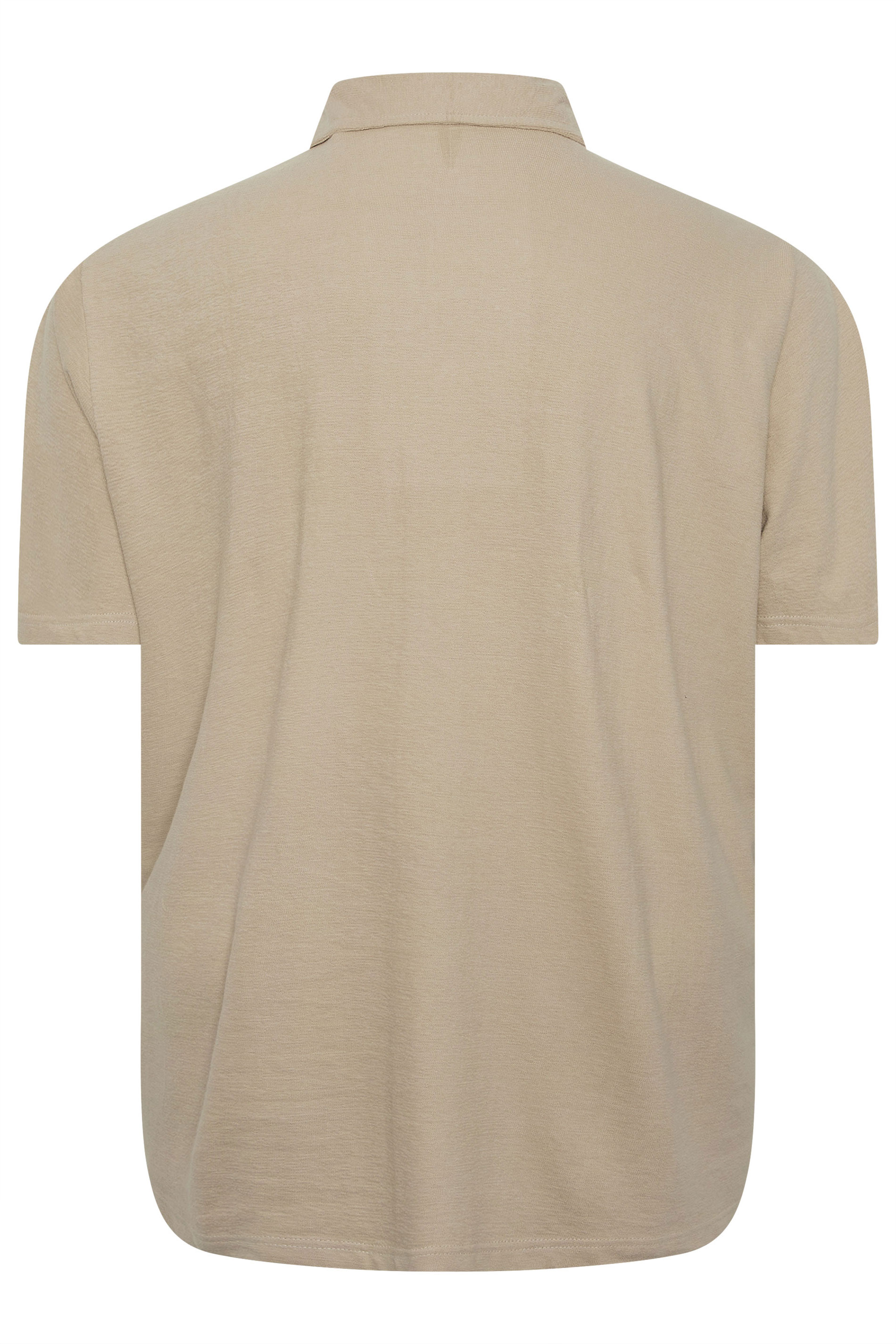 BadRhino Big & Tall Stone Brown Revere Jersey Shirt | BadRhino 7