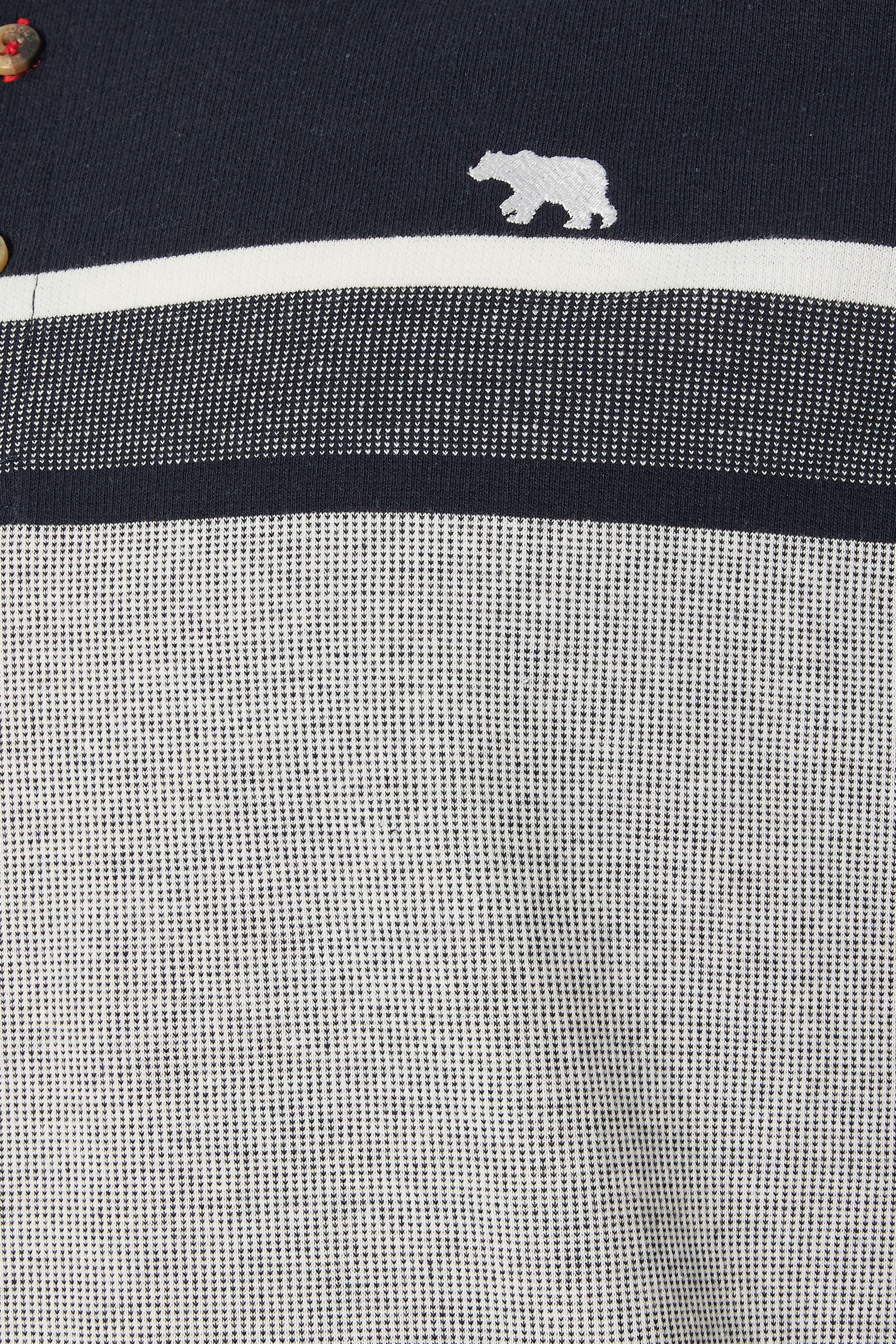 D555 Big & Tall Blue Jacquard Polo Shirt | BadRhino 2