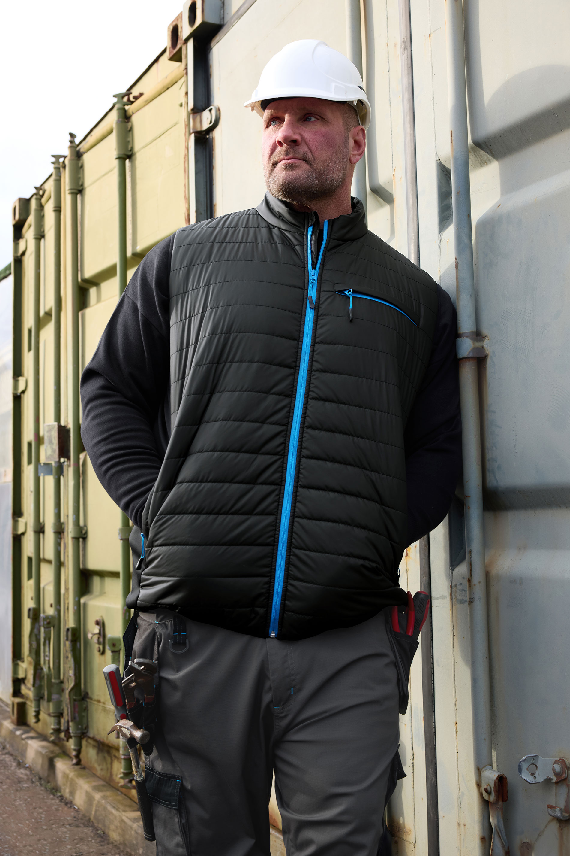 BadRhino Big & Tall Black Workwear Gilet | BadRhino 1