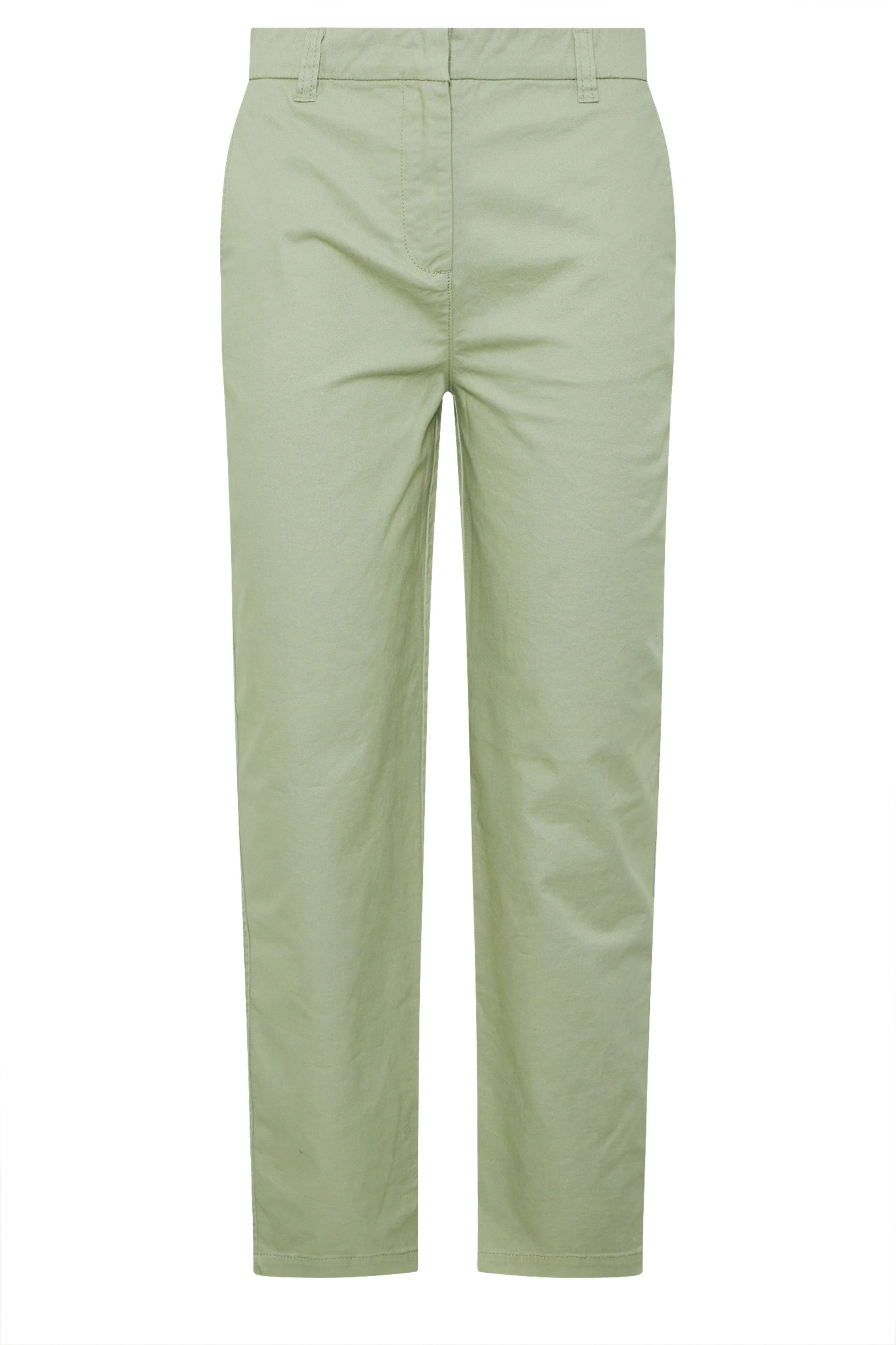 LTS Tall Sage Green Cotton Chino Jeans | Long Tall Sally 5