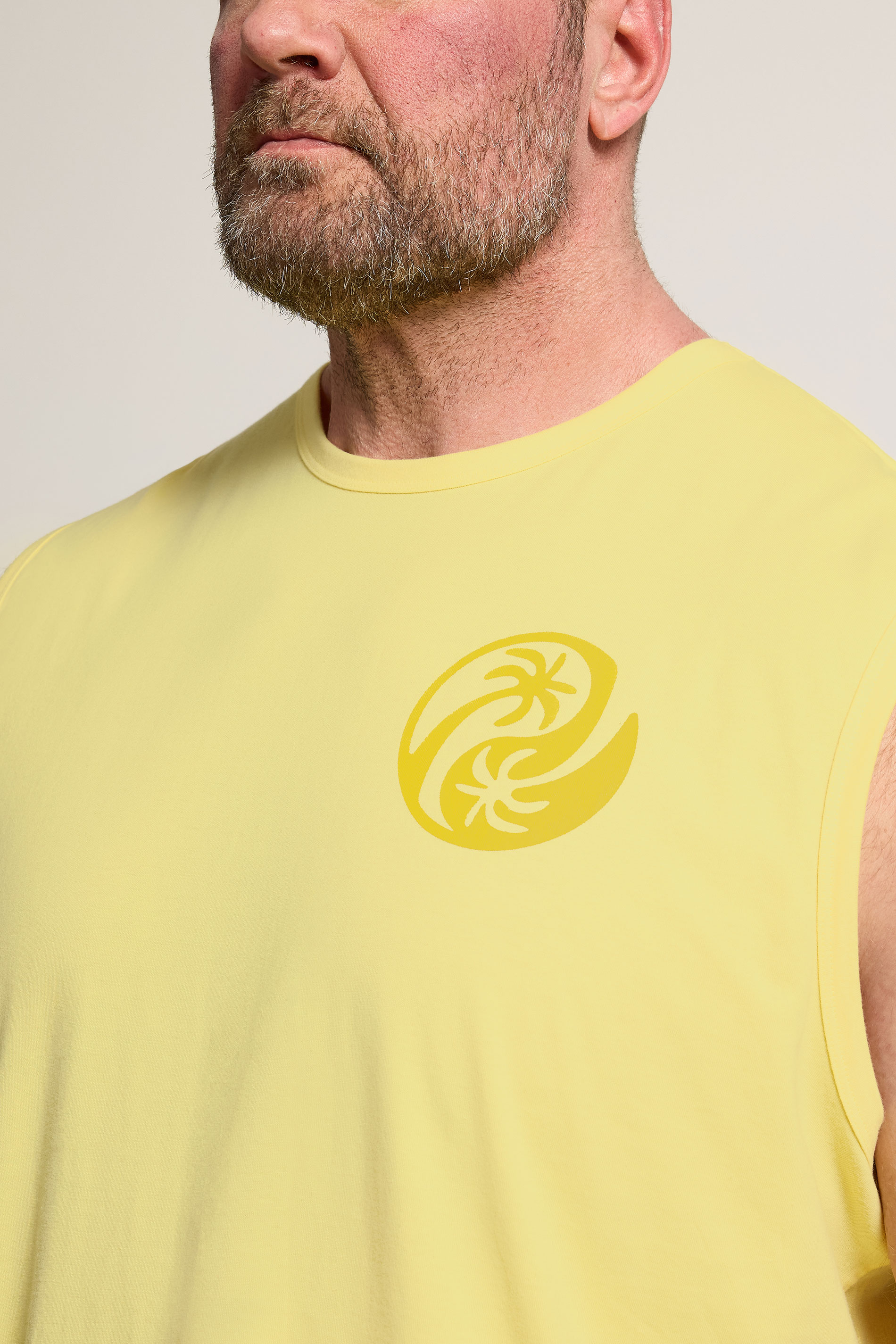 BadRhino Big & Tall Yellow Palm Tree Vest | BadRhino 5