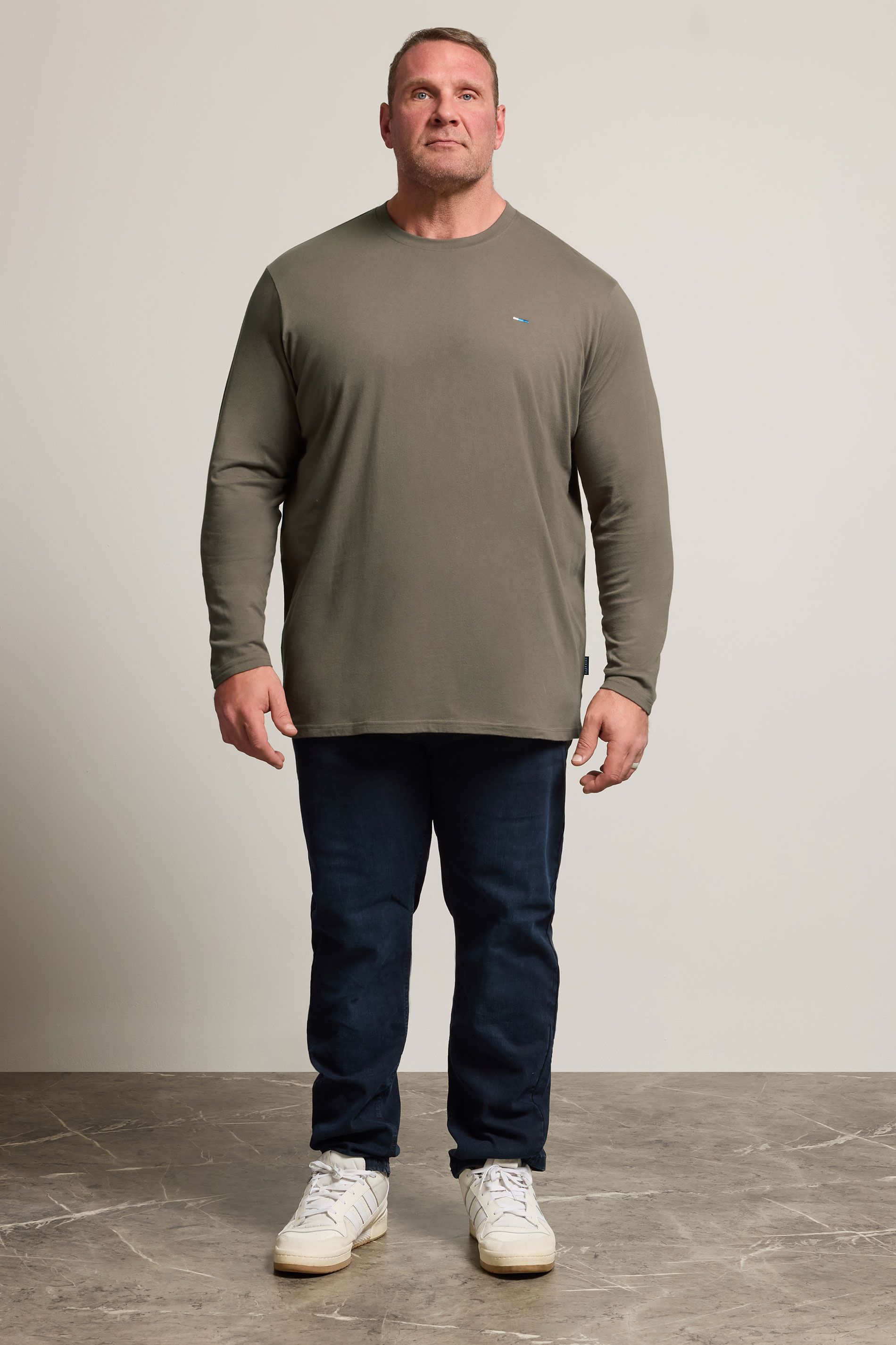 BadRhino Big & Tall Brown Core Long Sleeve T-Shirt | BadRhino 2