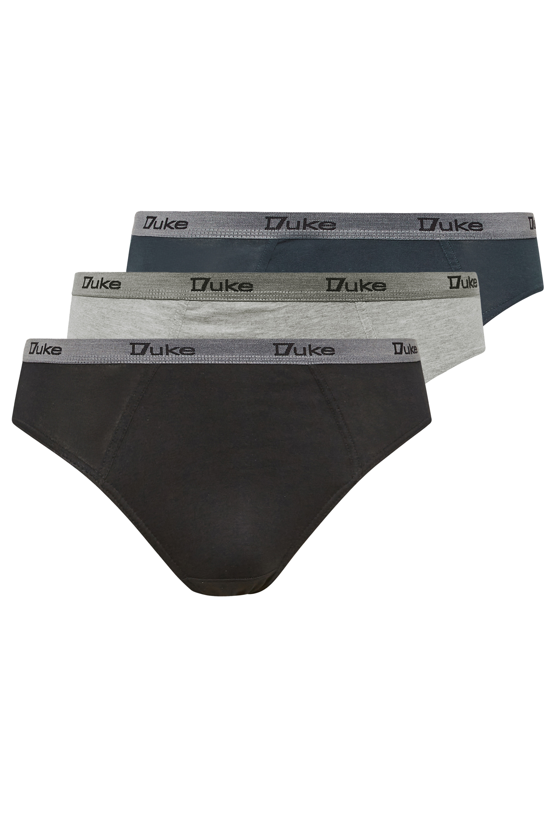 D555 Grey 3 PACK Briefs | BadRhino 4
