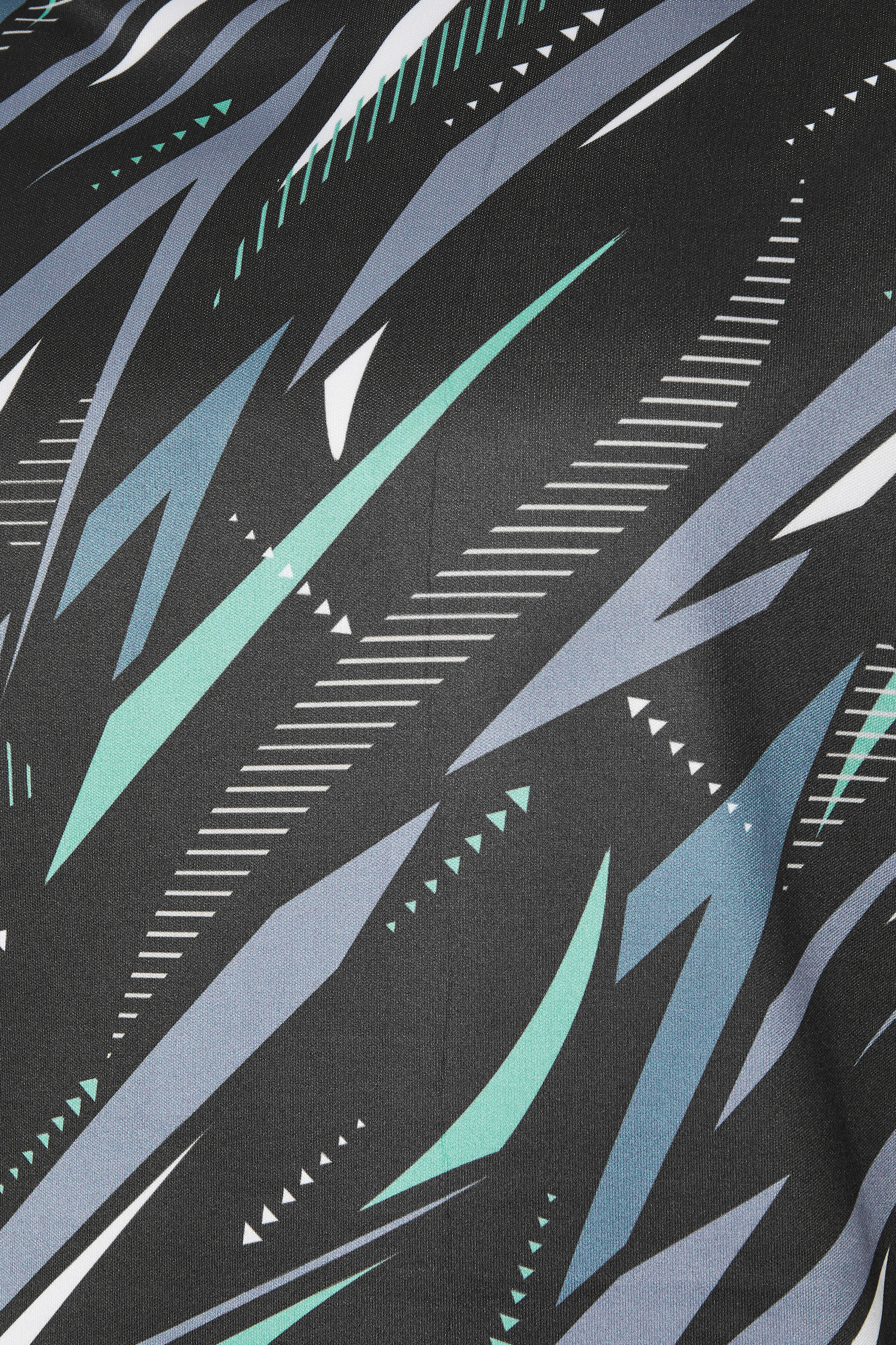 D555 Big & Tall Black Lightweight All Over Print T-Shirt | BadRhino 5