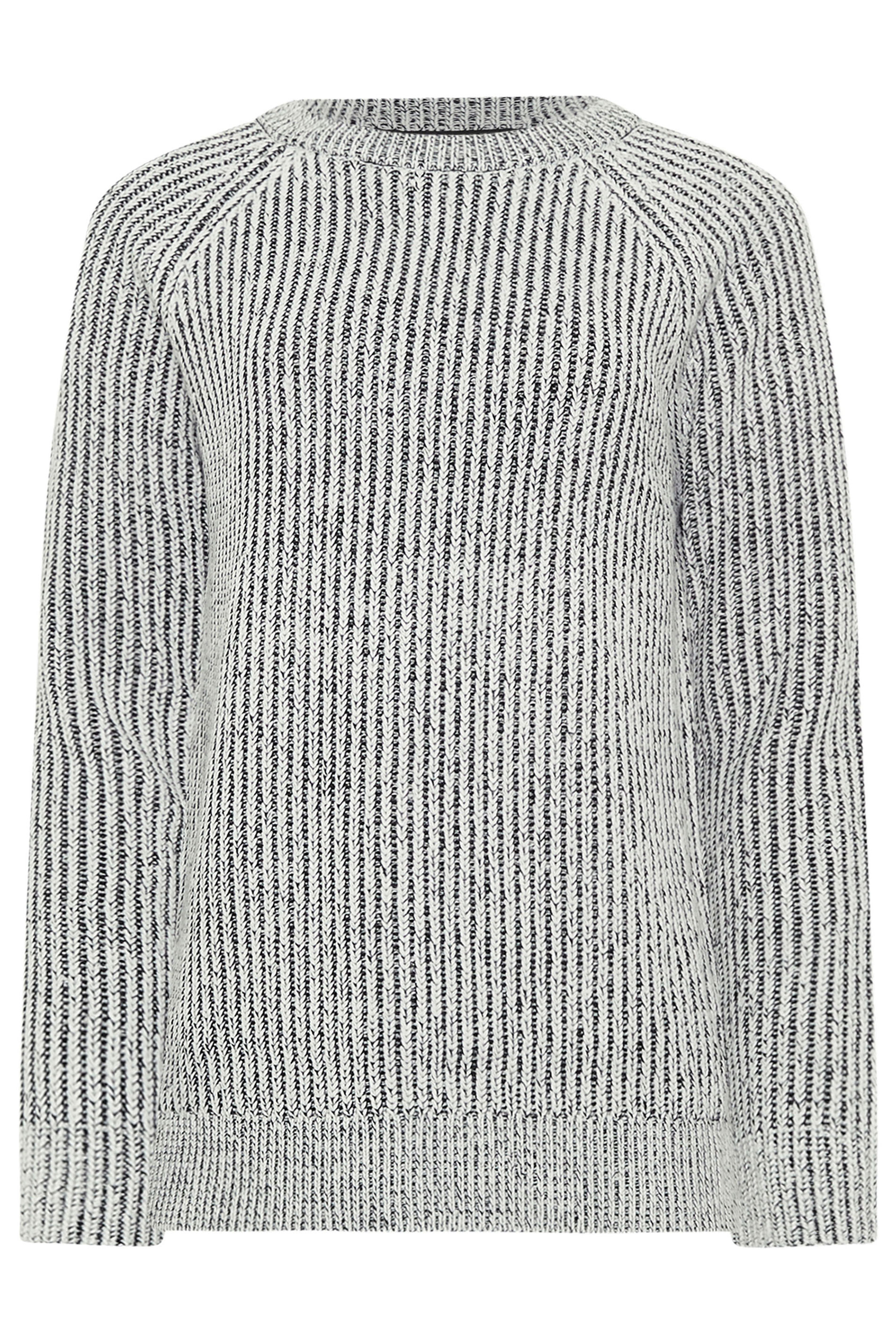 LTS Tall Black Knitted Contrast Jumper | Long Tall Sally 5