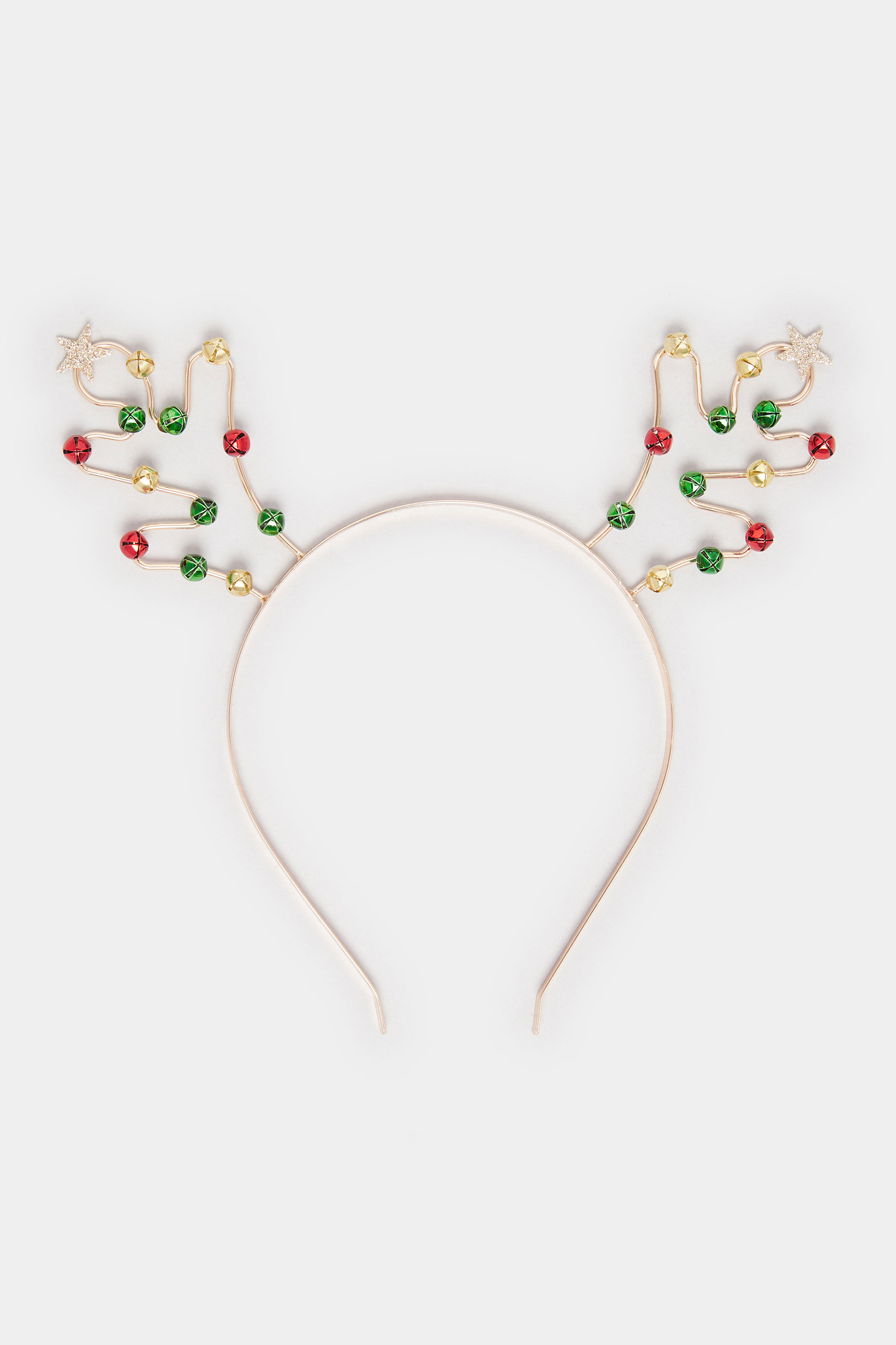 Gold Tone Novelty Reindeer Christmas Headband | Yours Clothing 2