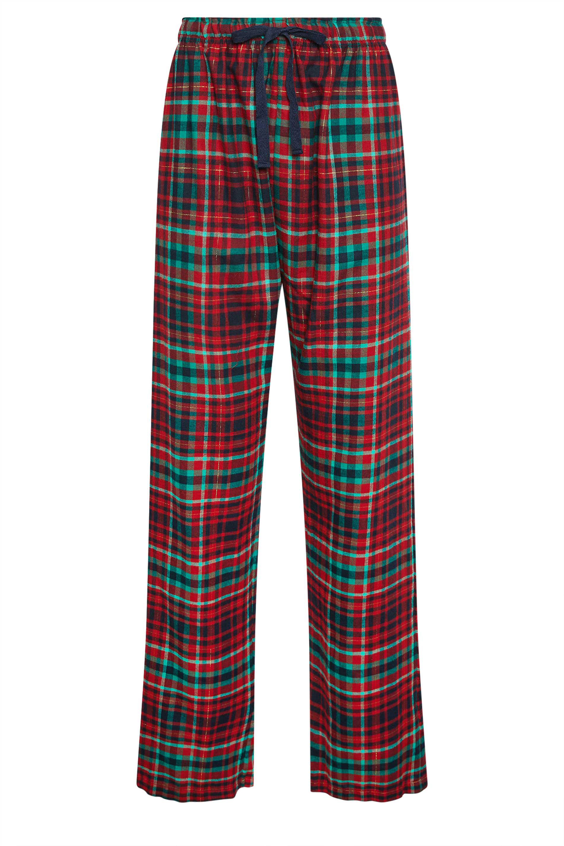 LTS Tall Red Tartan Pyjama Bottoms | Long Tall Sally