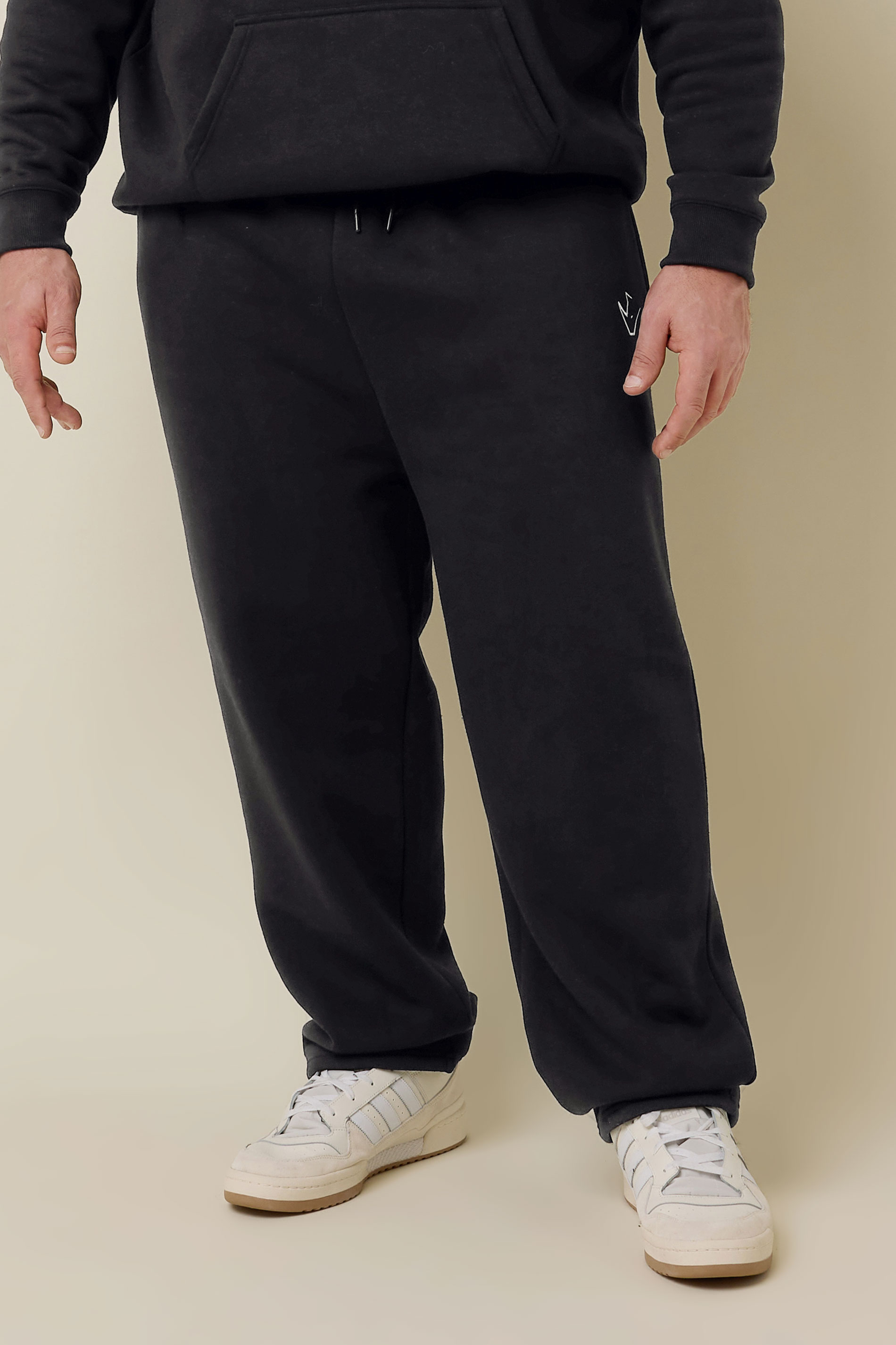 IronRhino Big & Tall Black 'Rest Day' Joggers | BadRhino 6