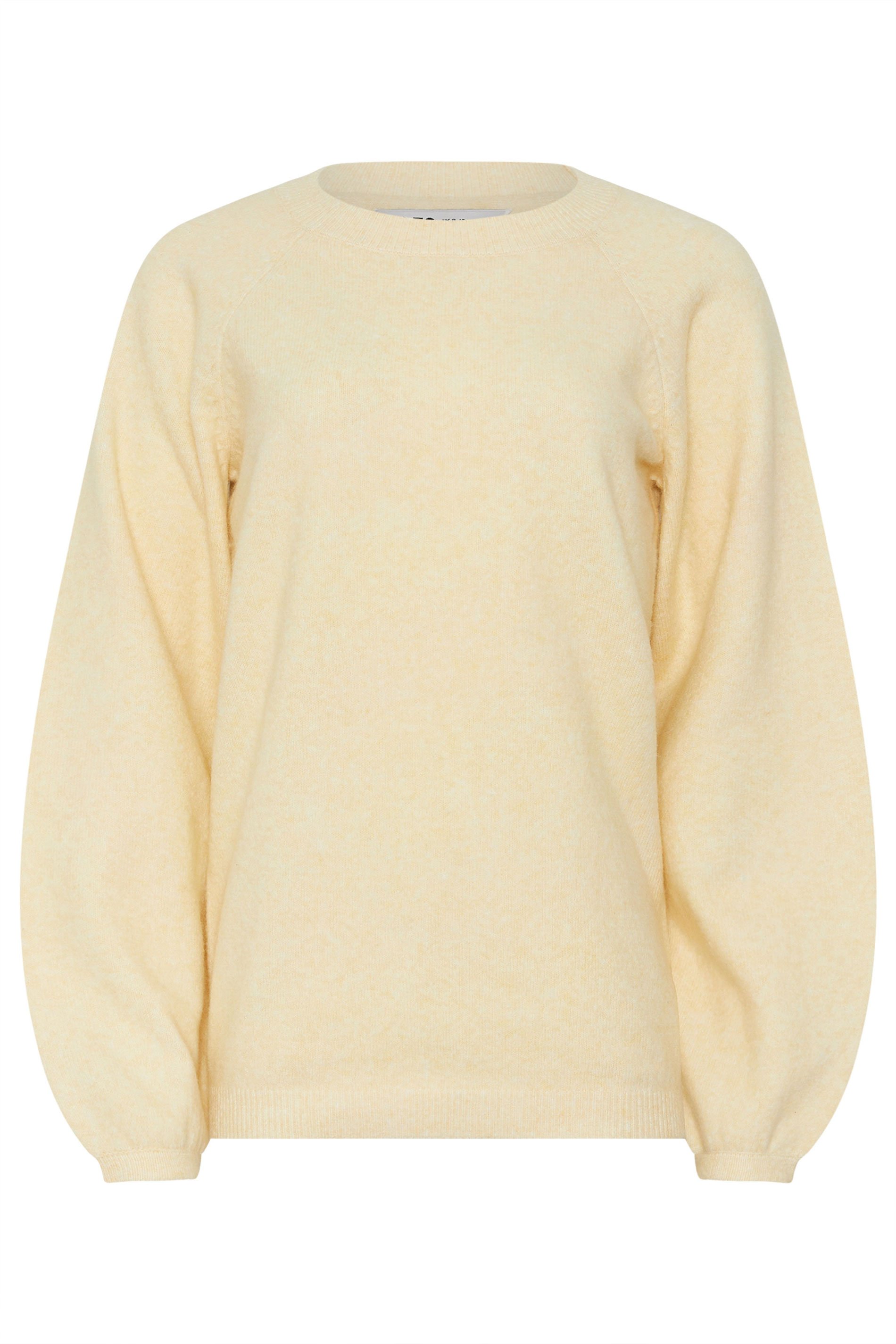 LTS Tall Butter Yellow Knit Balloon Sleeve Jumper | Long Tall Sally 5