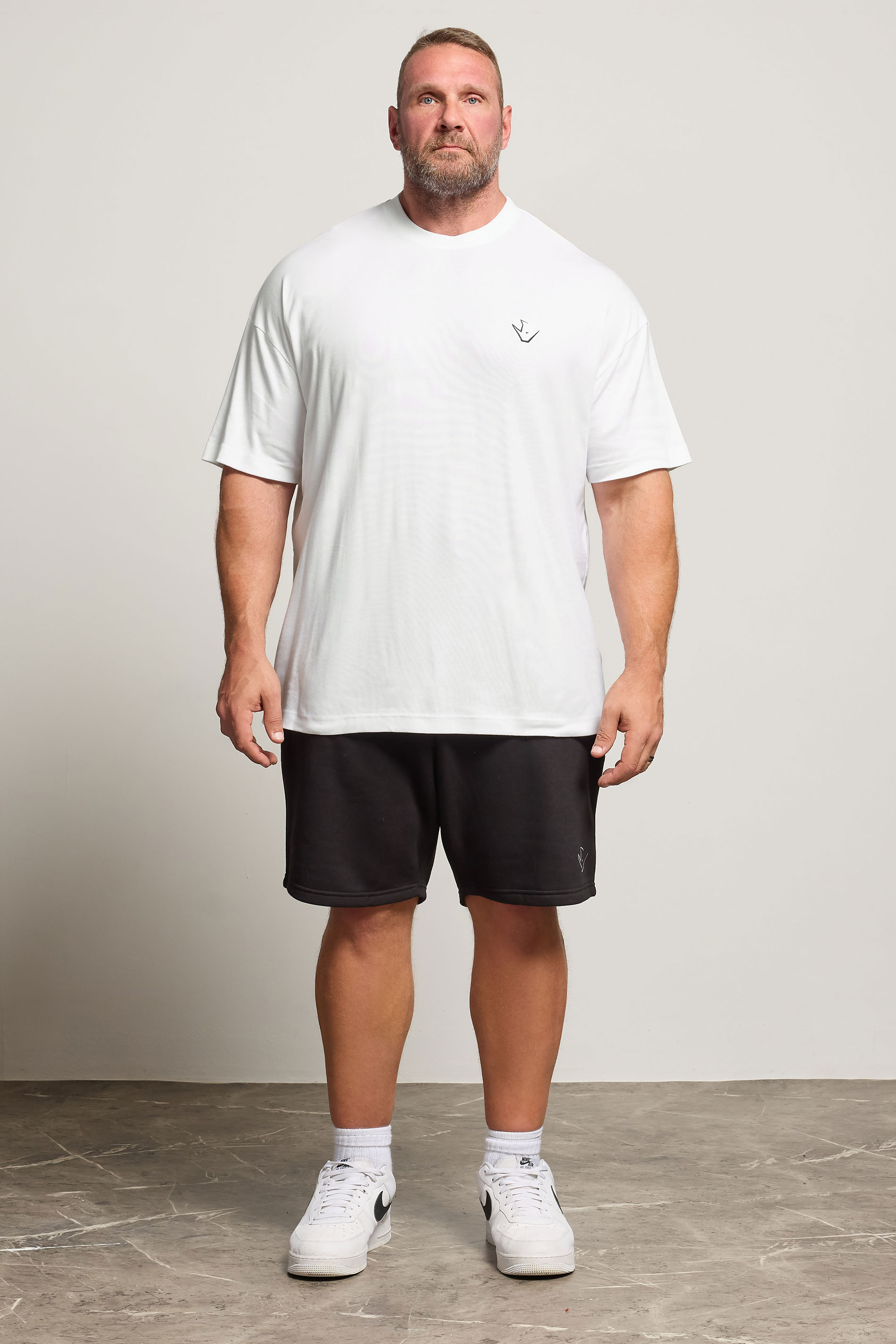 IronRhino Big & Tall White 'Rest Day' T-Shirt | BadRhino 2