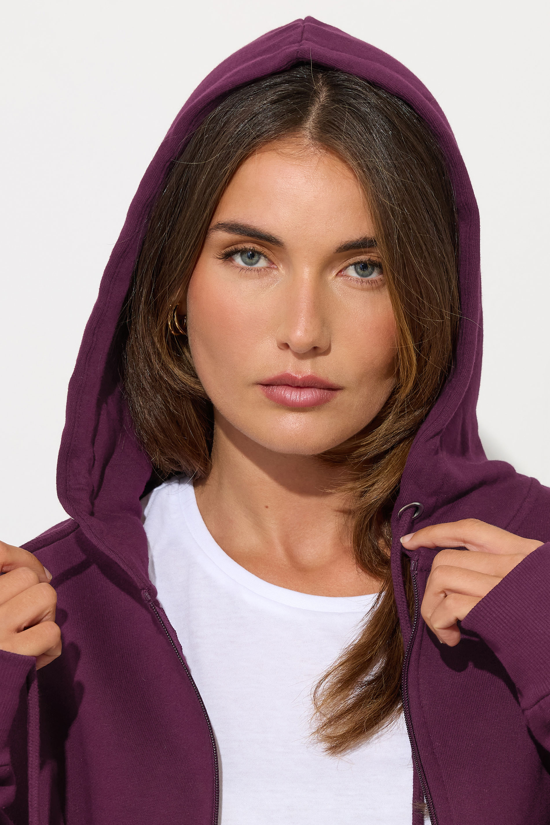 LTS Tall Women's Purple Longline Hoodie  Long Tall Sally  4