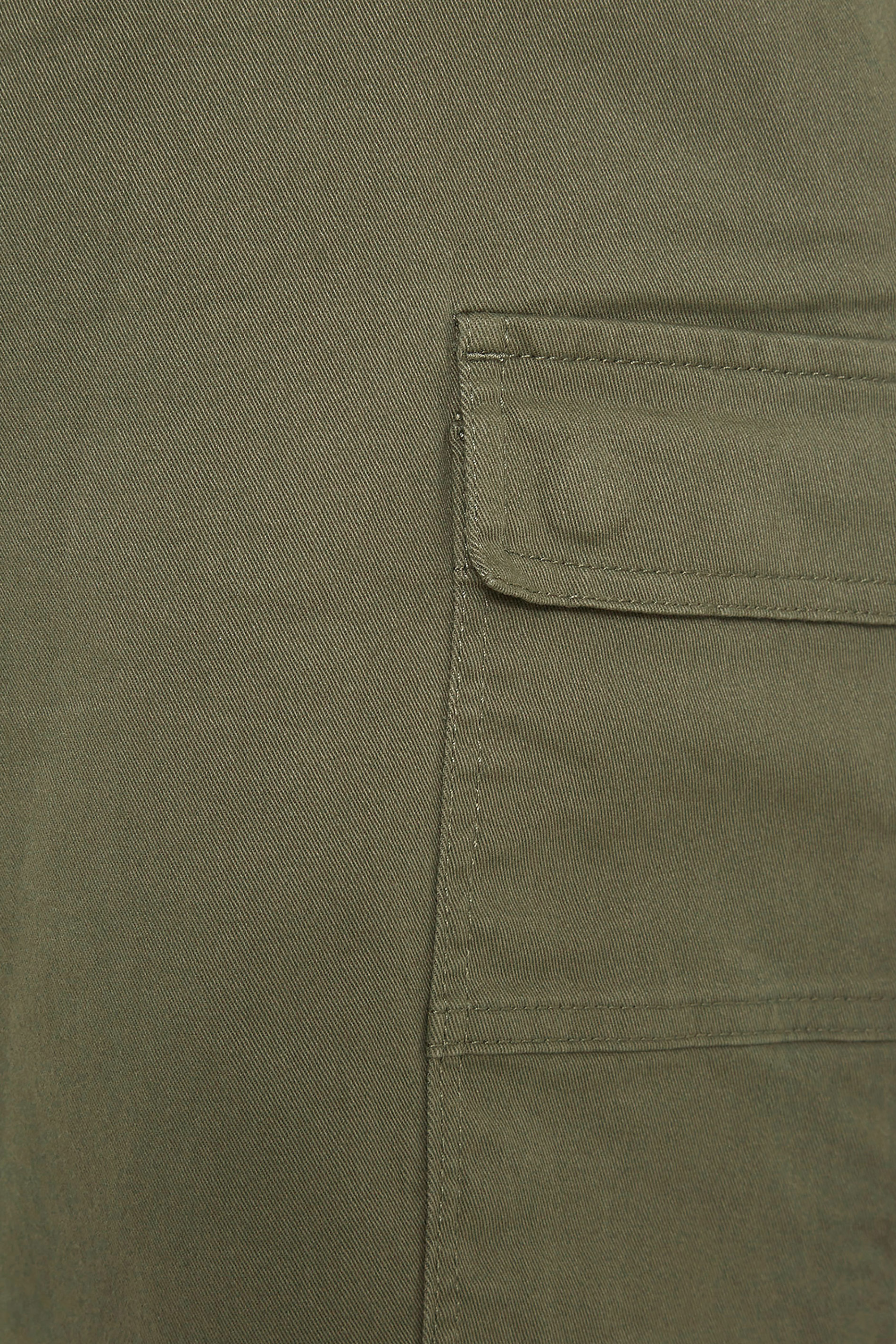 BadRhino Khaki Green Stretch Cargo Shorts | BadRhino 5