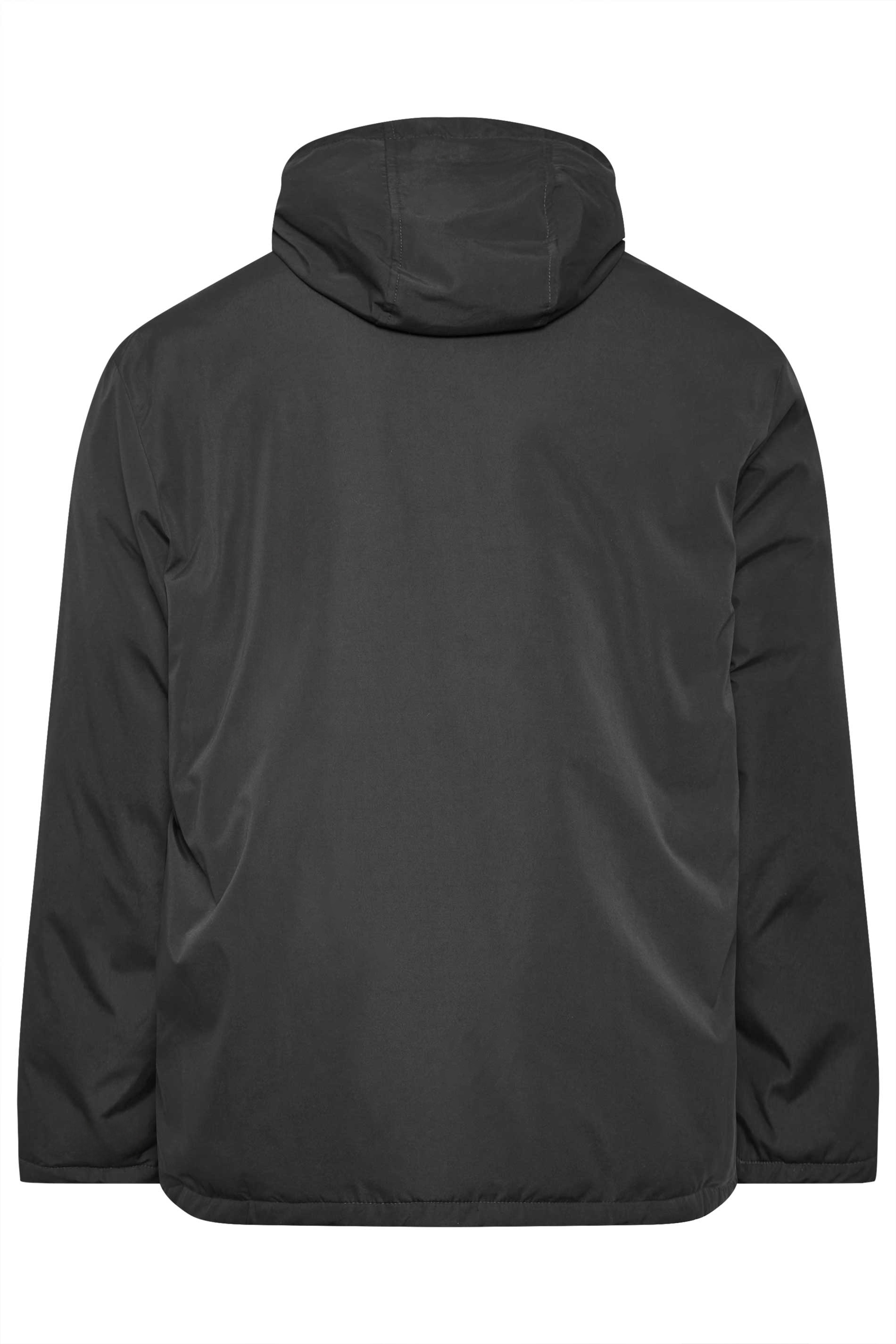 BadRhino Big & Tall Black Long Hooded Parka | BadRhino 5