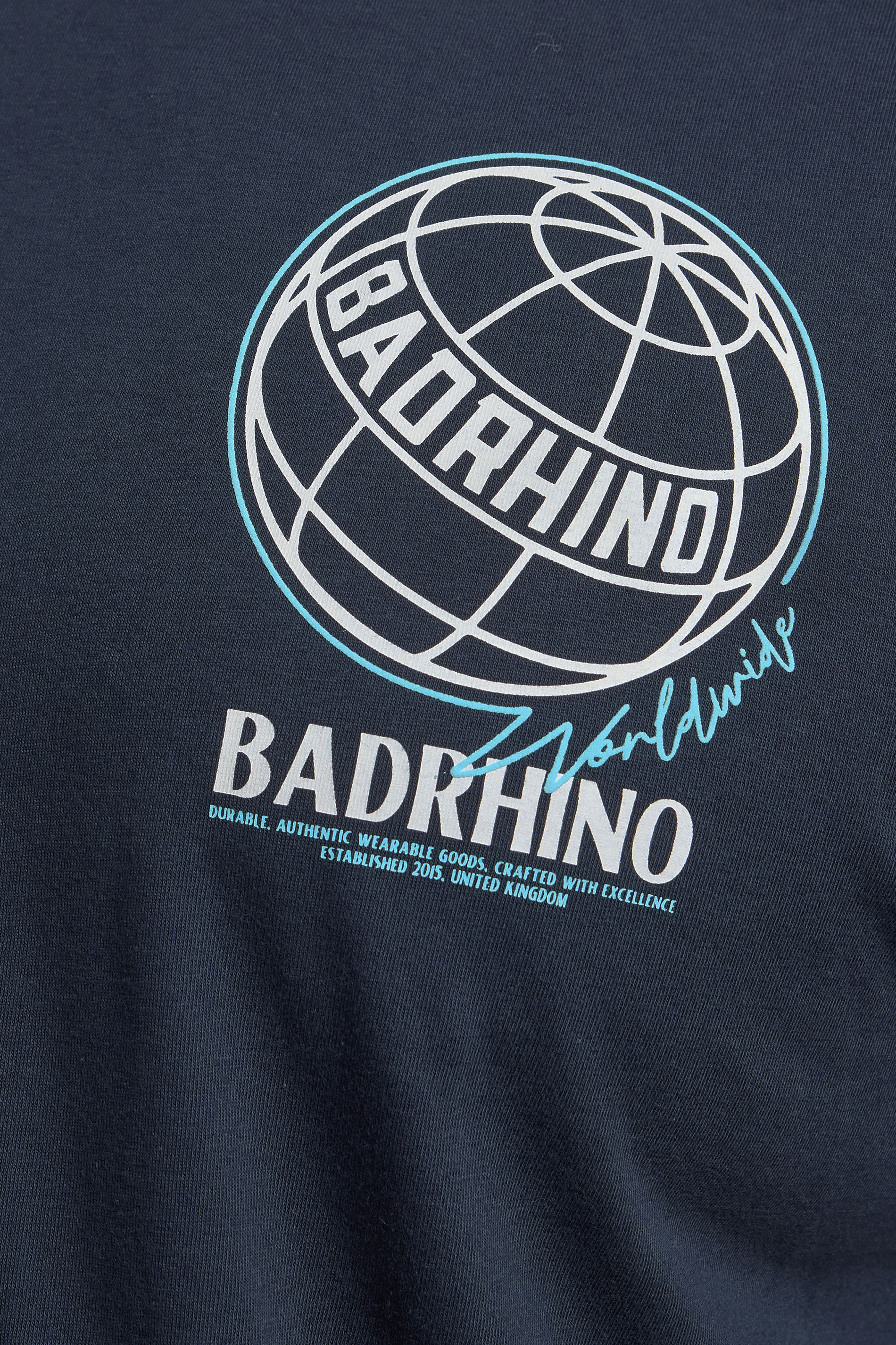 BadRhino Big & Tall 3 PACK Black & Navy Blue Worldwide Graphic T-Shirts | BadRhino 6