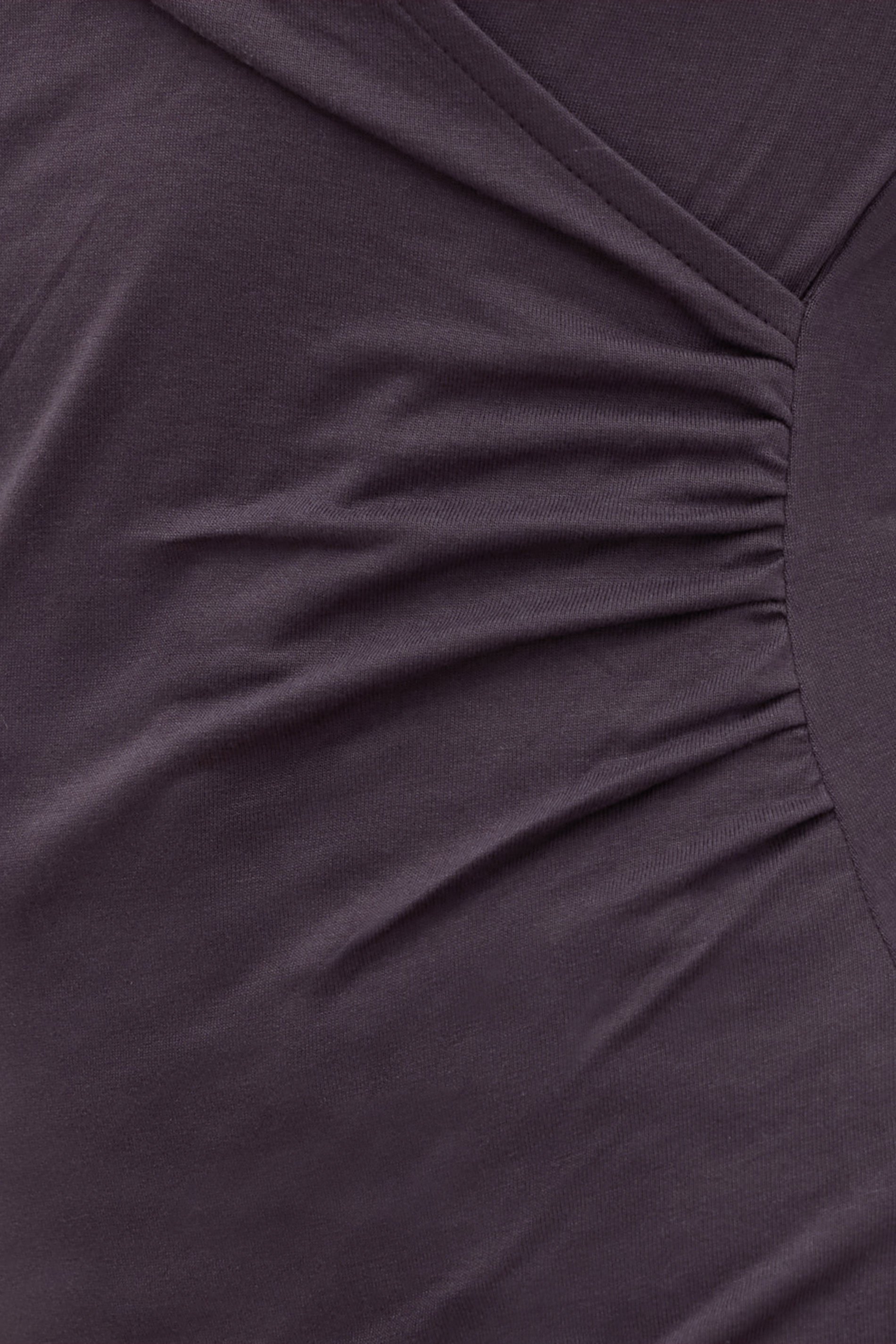 LTS PREMIUM Tall Purple Long Sleeve Wrap Top | Long Tall Sally 4