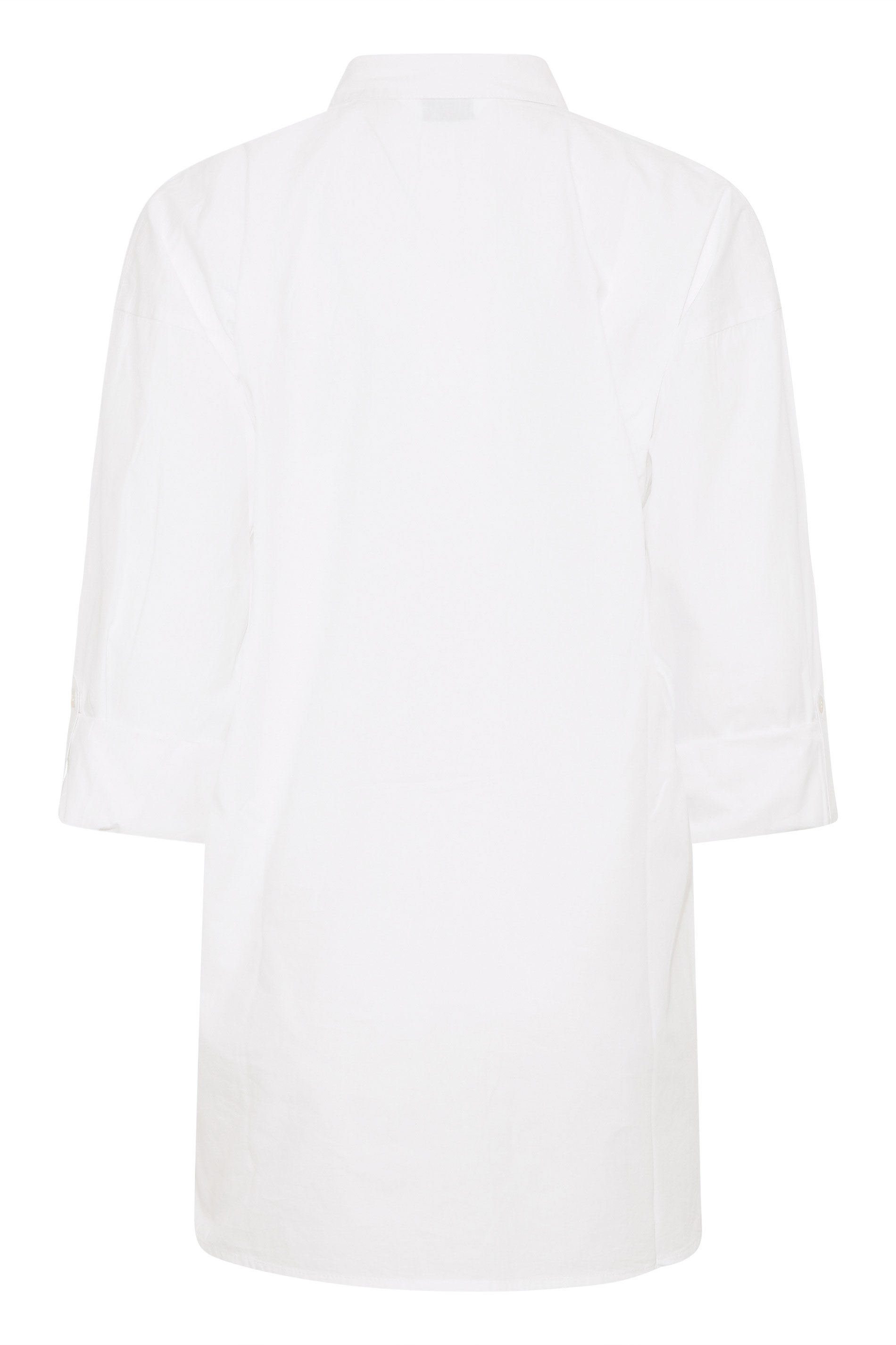 LTS MADE FOR GOOD Tall White Cotton Oversized Shirt | Long Tall Sally 8