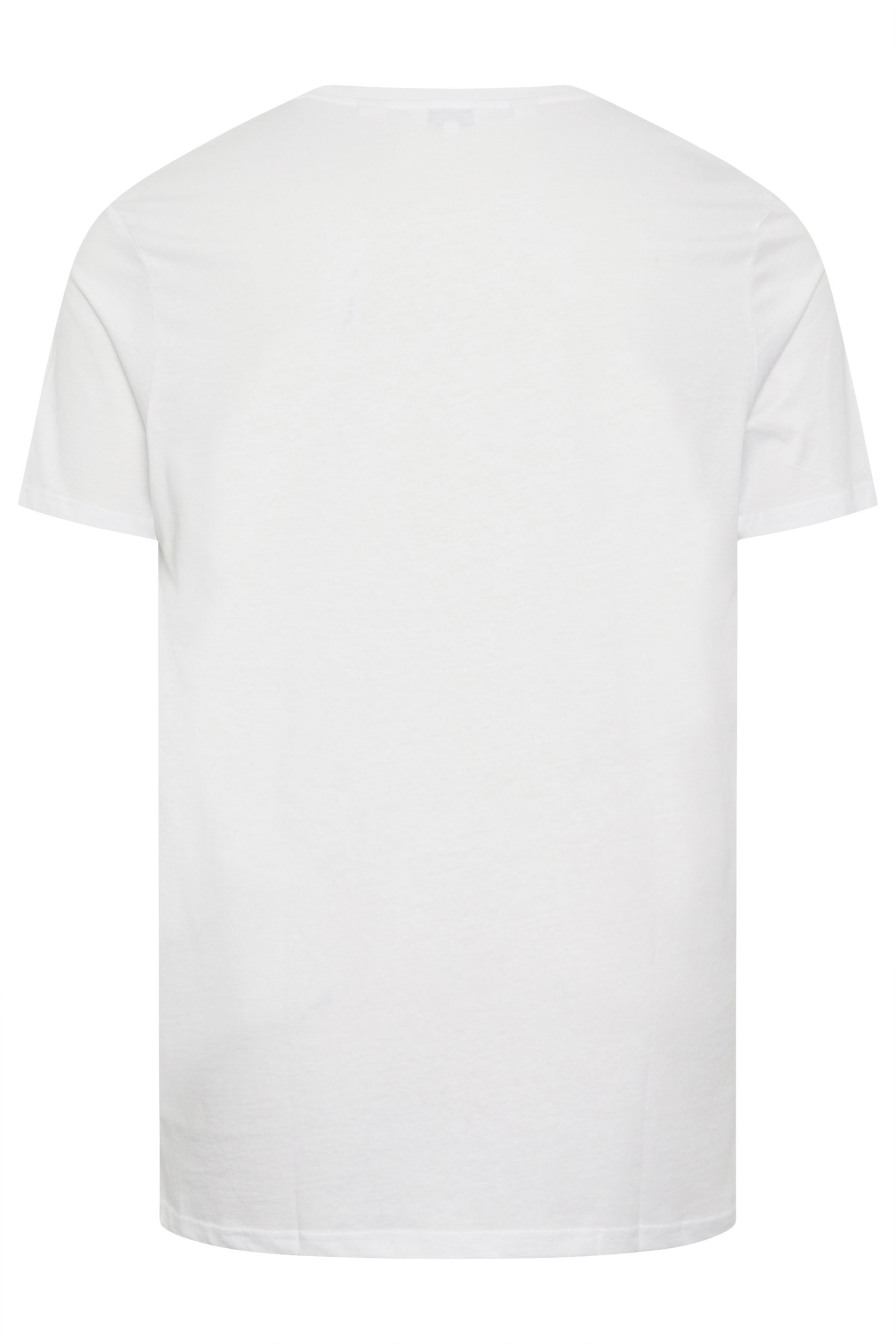 BEN SHERMAN Big & Tall White Signature T-Shirt | BadRhino 4