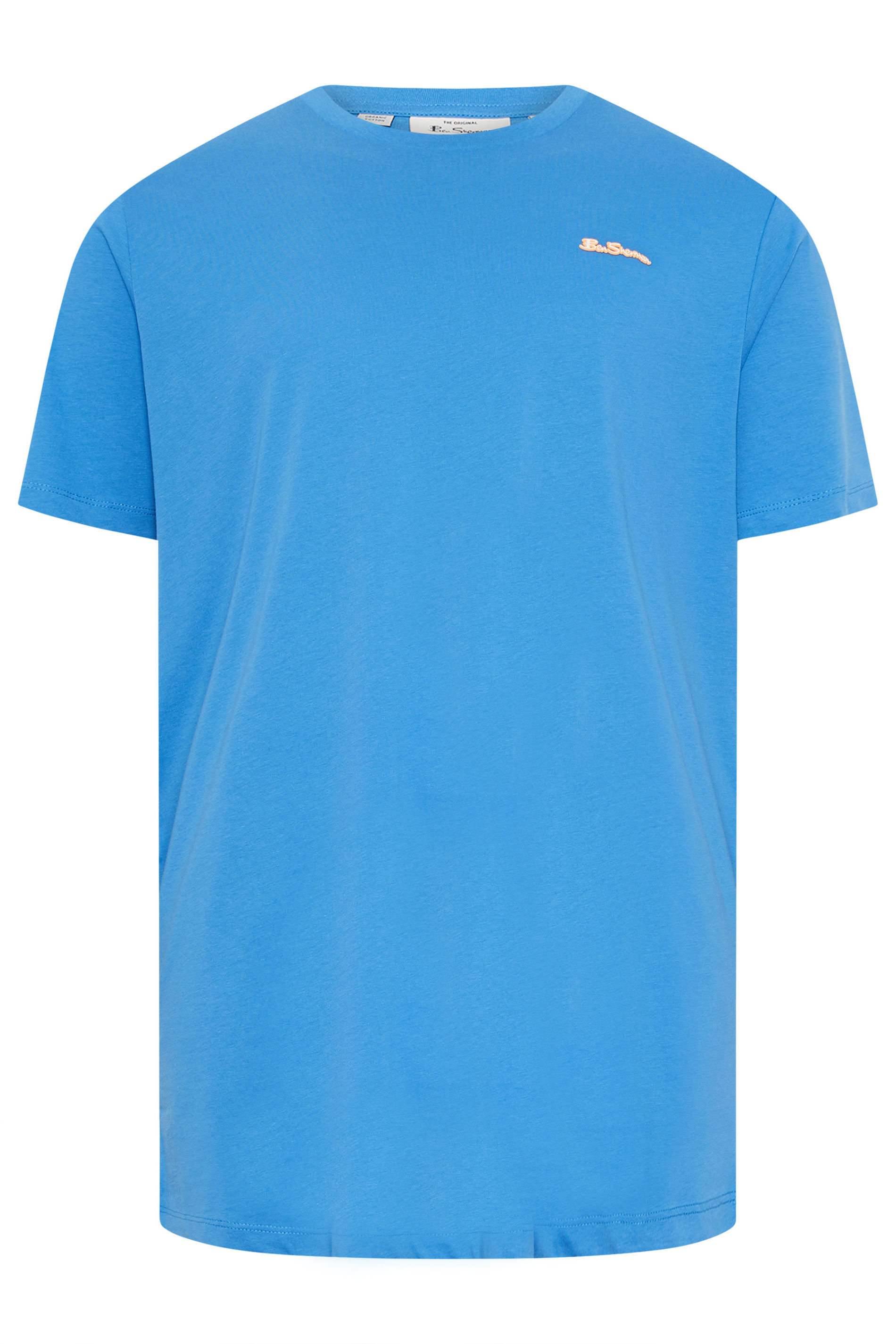 Ben Sherman Big & Tall Kingfisher Blue Signature T-Shirt | BadRhino 3