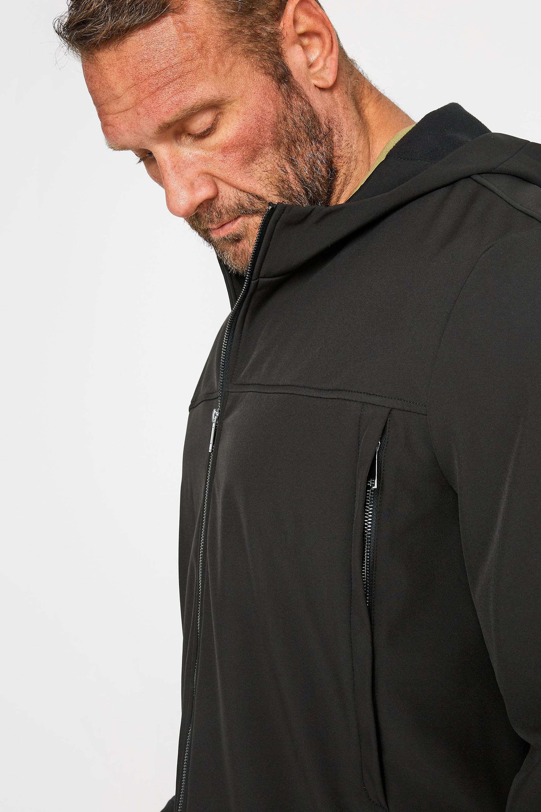 BadRhino Big & Tall Black Softshell Jacket | BadRhino 2