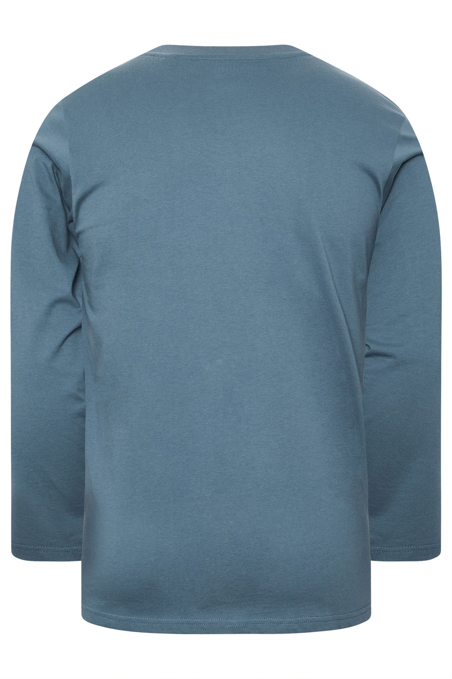 BadRhino Big & Tall Petrol Blue Core Long Sleeve T-Shirt | BadRhino 2