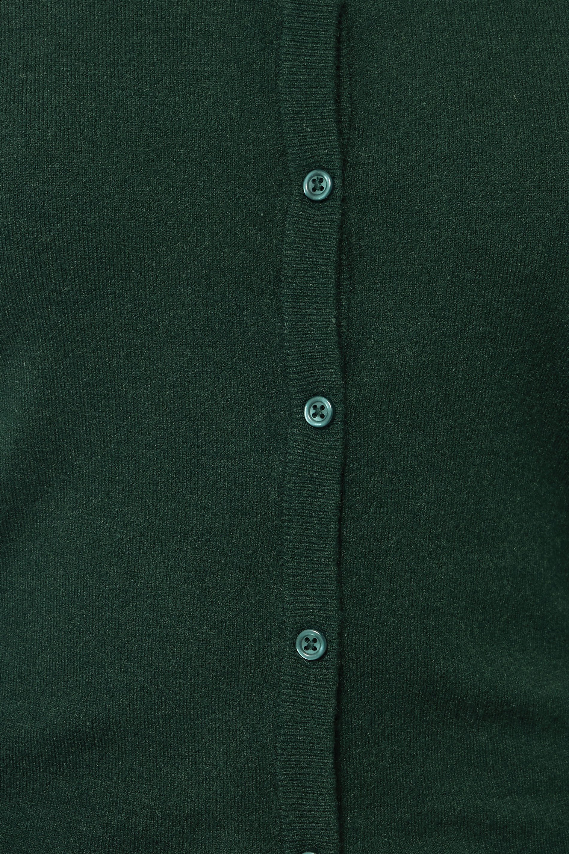 LTS Tall Dark Green Crew Neck Button Cardigan | Long Tall Sally 4