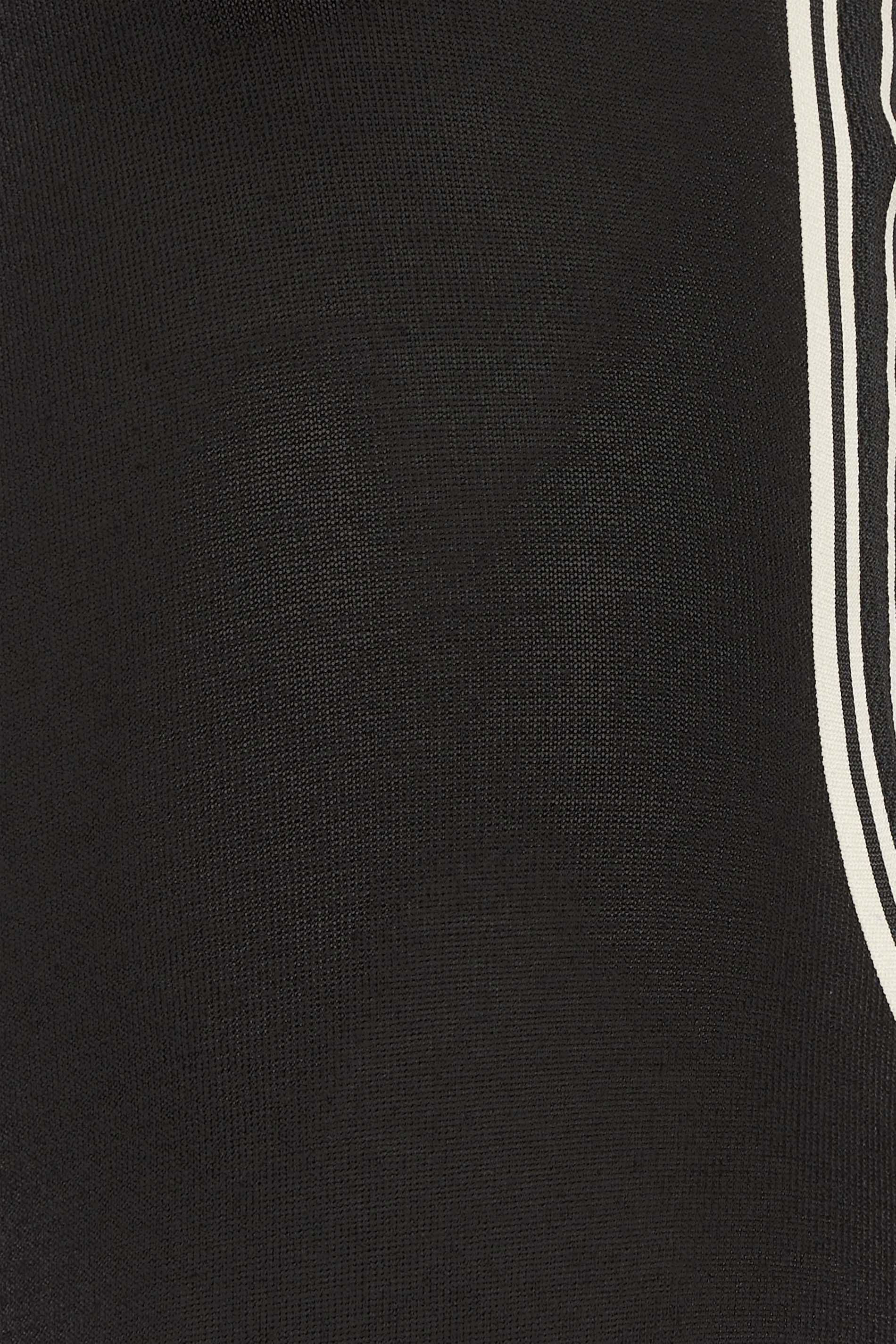 LTS Tall Black Knitted Side Stripe Vest | Long Tall Sally 7