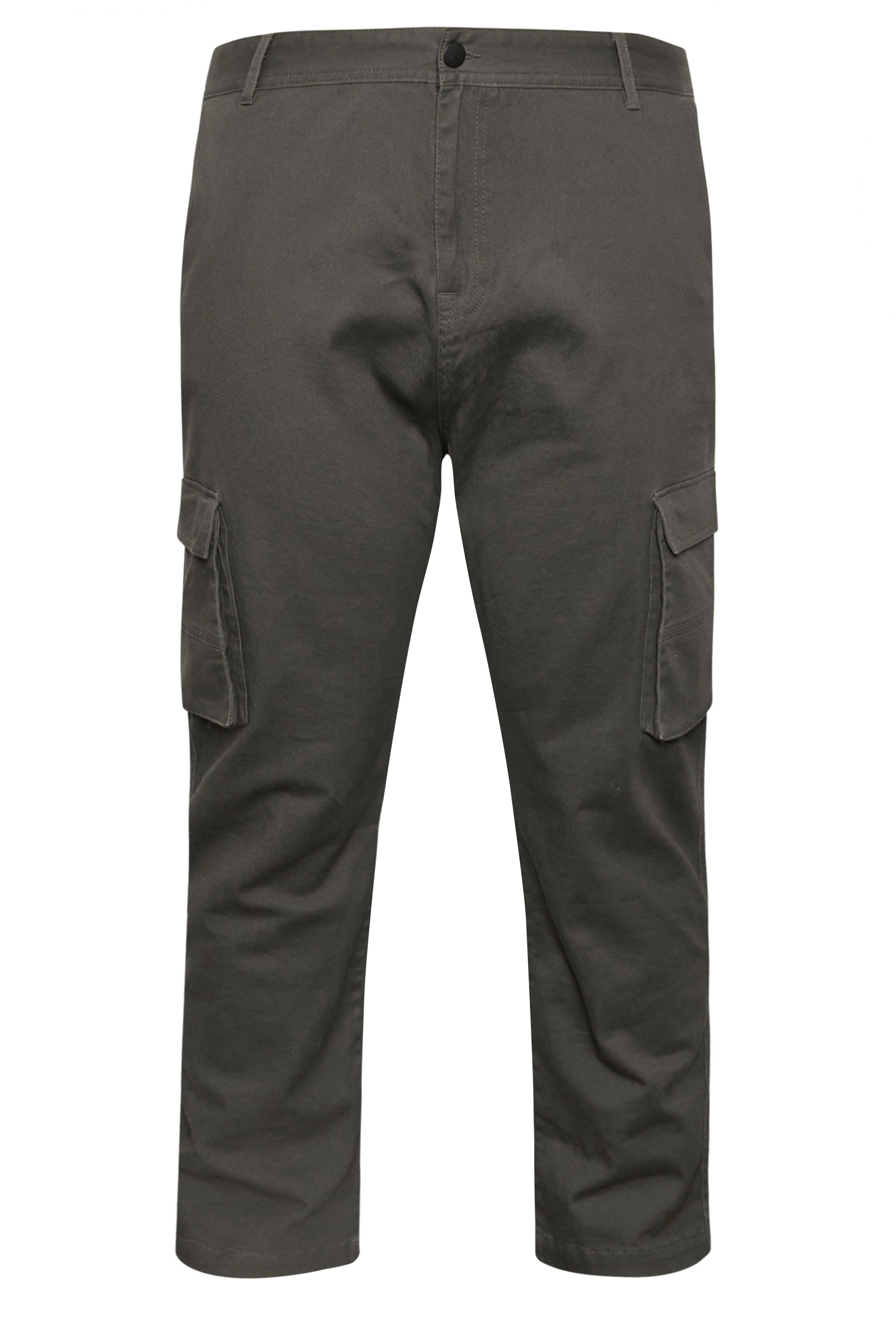 BadRhino Big & Tall Slate Grey Stretch Cargo Trousers | BadRhino 5