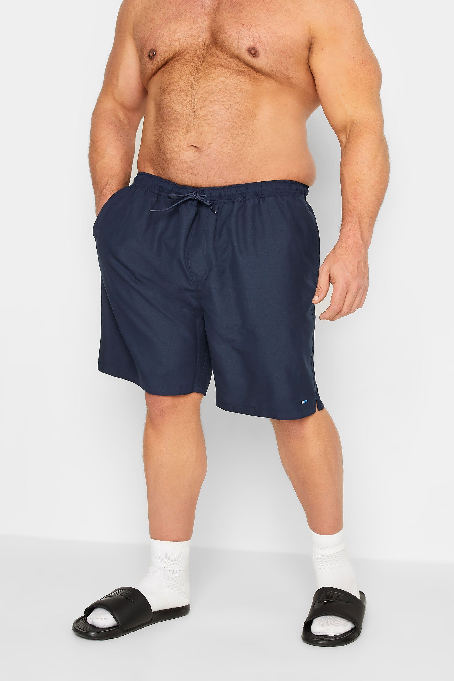 BadRhino Big & Tall Navy Blue Swim Shorts | BadRhino 2